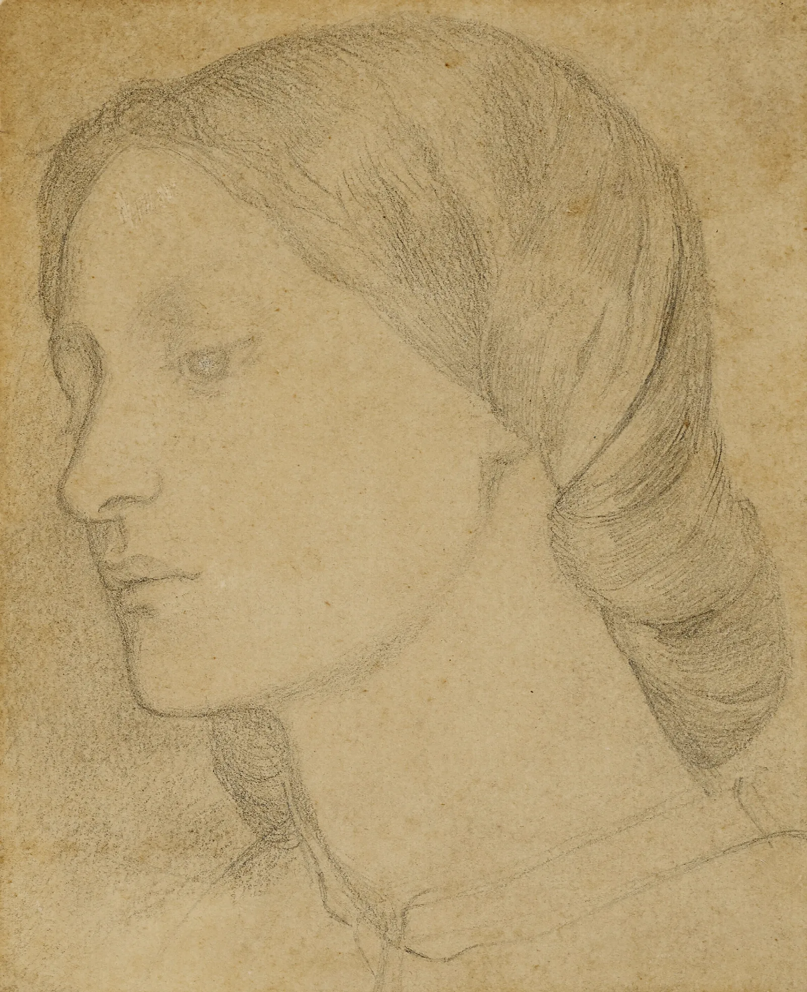 Elizabeth Siddal Wall Art by Dante Gabriel Rossetti - Canvas Print