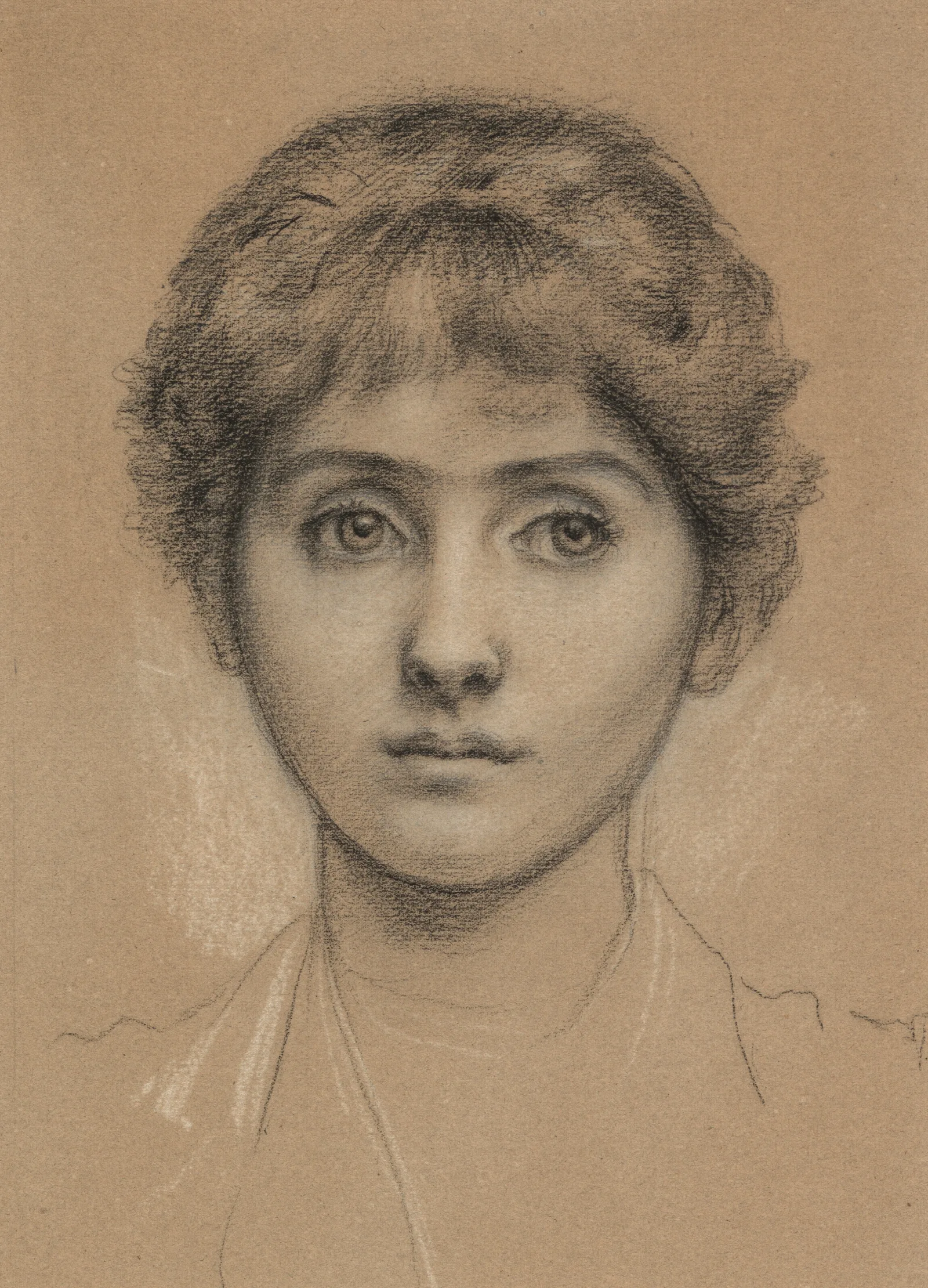 Portrait Of Margaret Burne Jones Wall Art by Edward John Poynter - Canvas Print