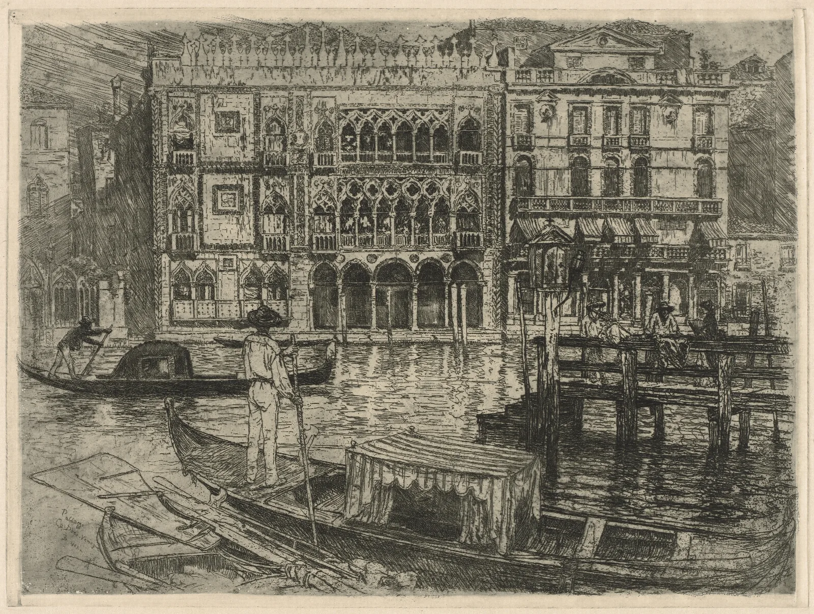 Palazzo Ca Doro Wall Art by Frank Duveneck - Canvas Print