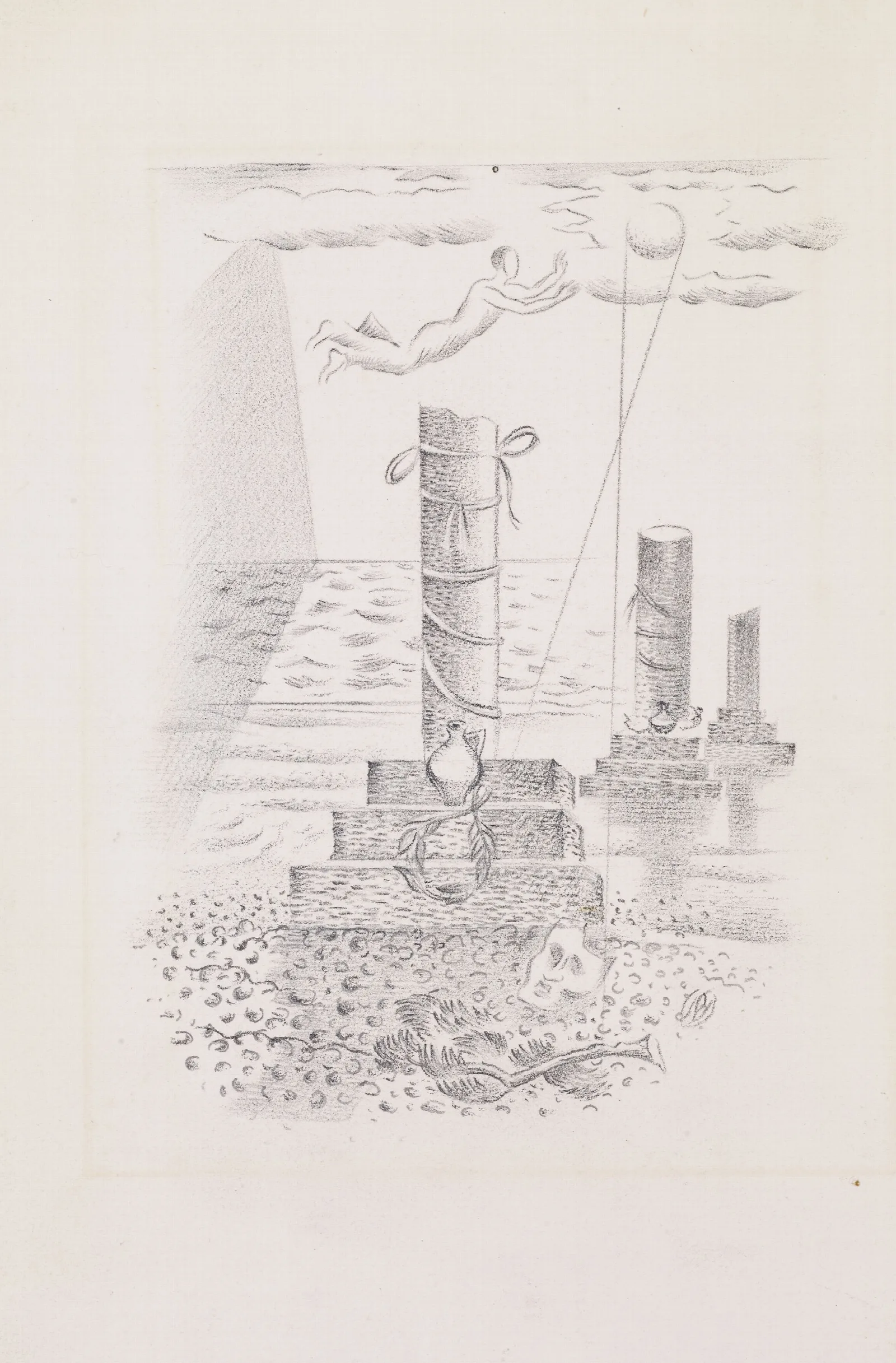 Sorrow 4 Wall Art by Paul Nash - Canvas Print