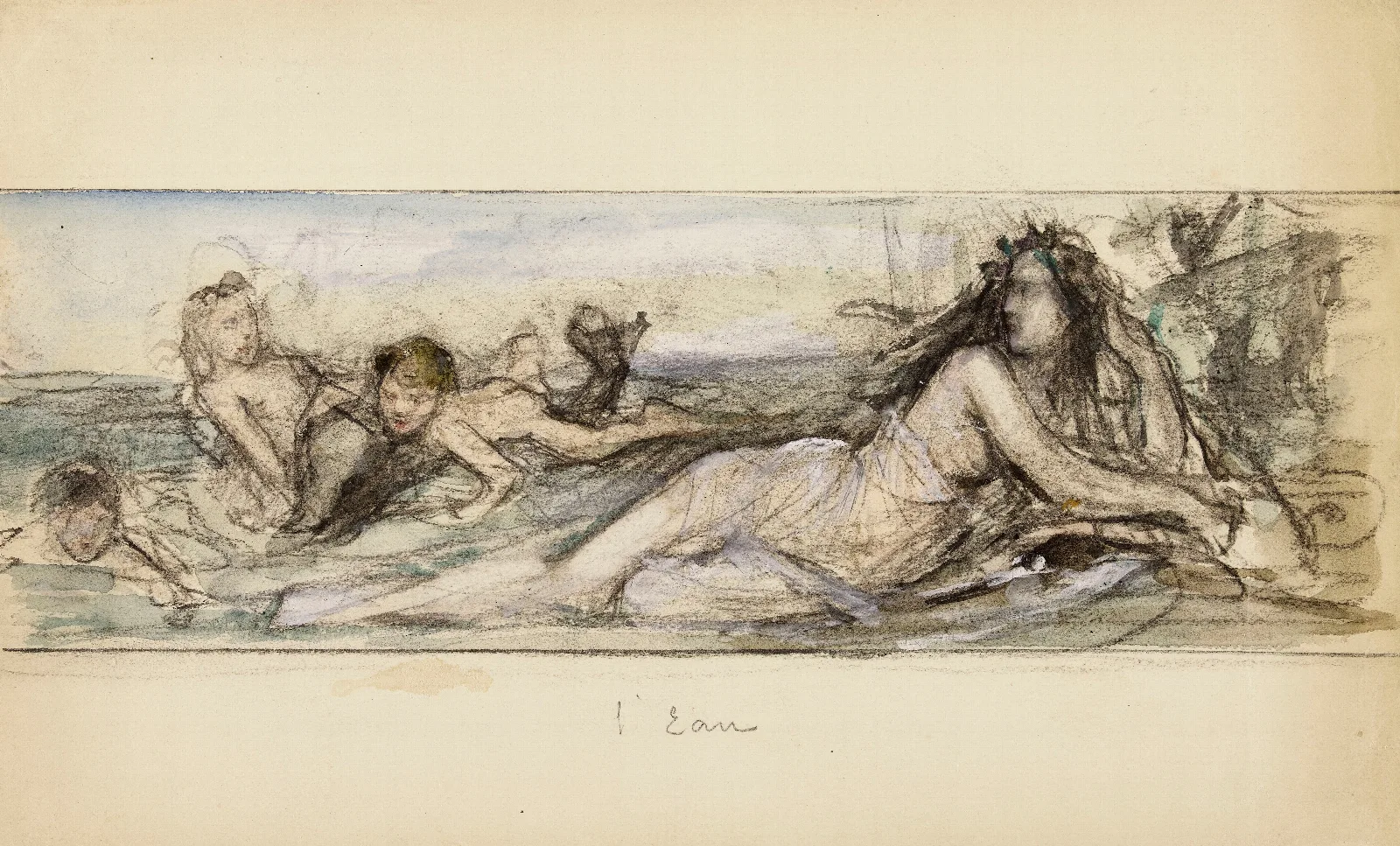 Leau Wall Art by Léon François Comerre - Canvas Print