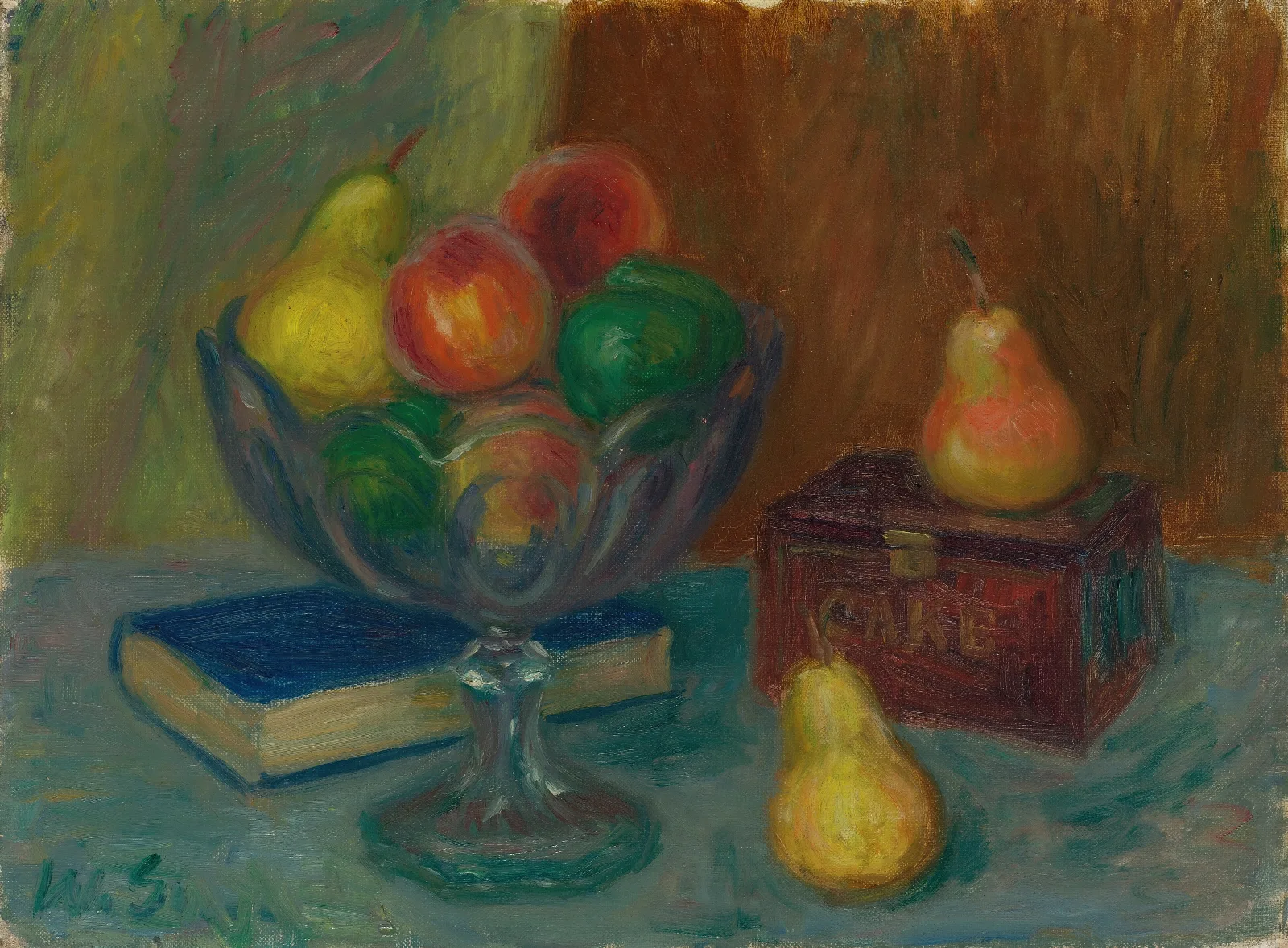 Still Life With Japan Box Wall Art by William James Glackens - Canvas Print