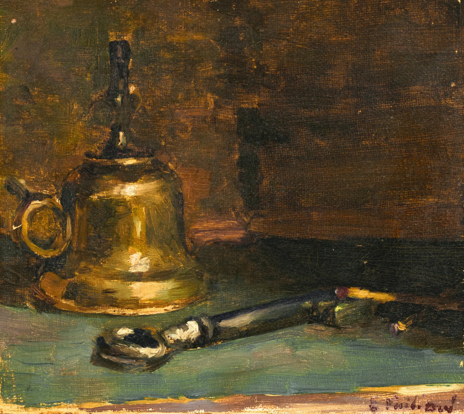 Nature Morte A La Lampe Wall Art by Édouard Vuillard - Canvas Print