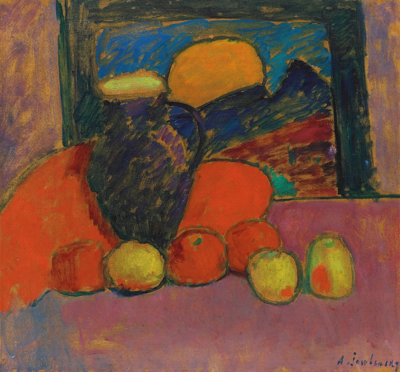Stilleben 5 Wall Art by Alexej von Jawlensky - Canvas Print