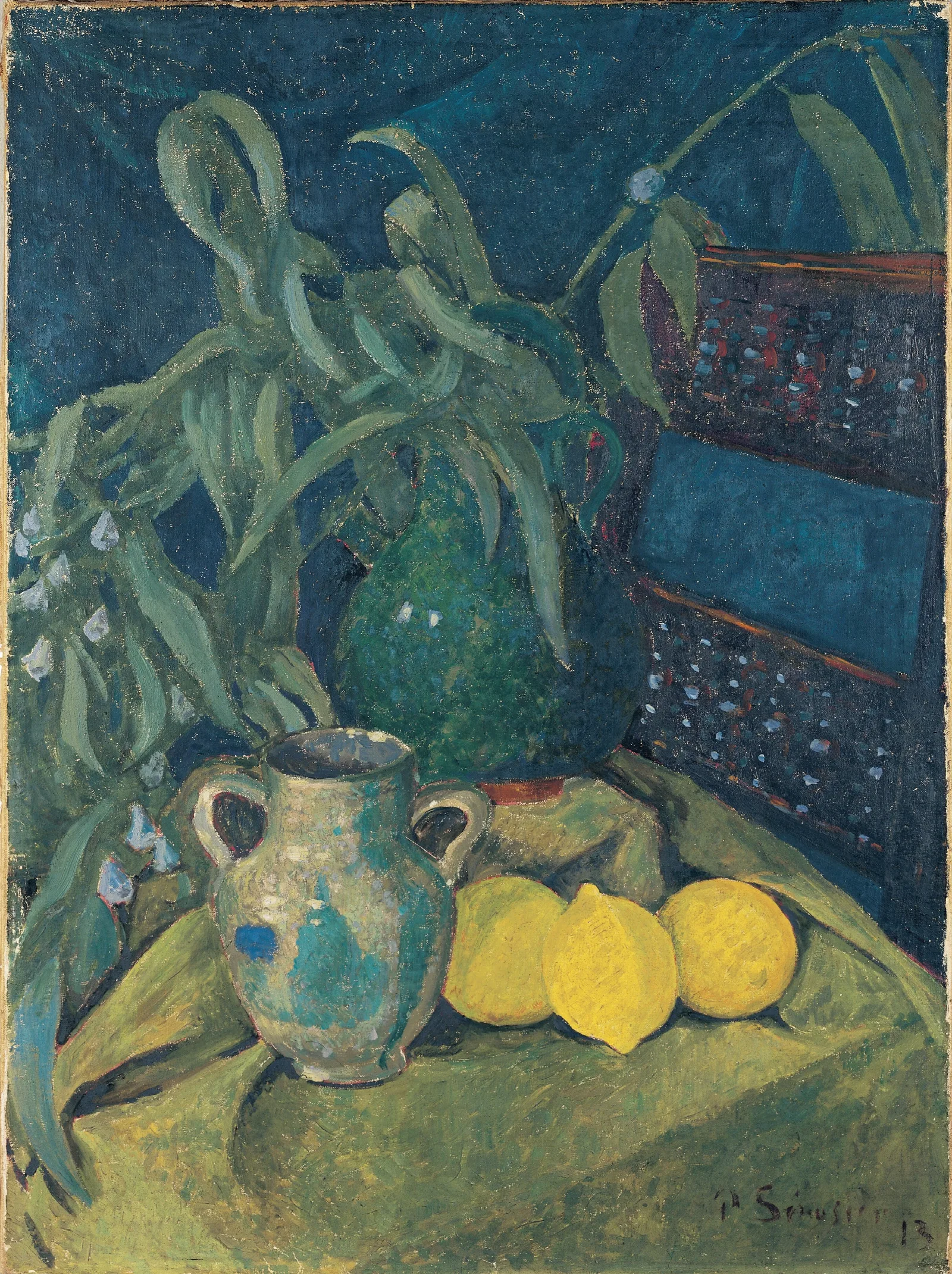 Synchronie En Vert Synchrony In Green Wall Art by Paul Sérusier - Canvas Print