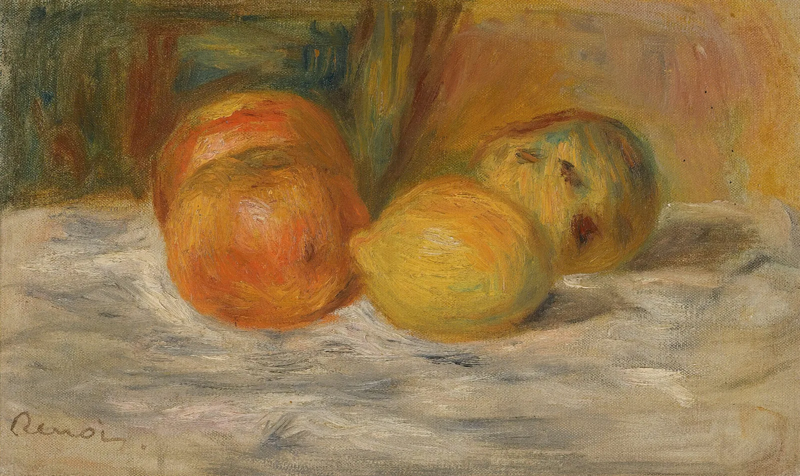 Nature Morte Au Fruits Wall Art by Pierre-Auguste Renoir - Canvas Print