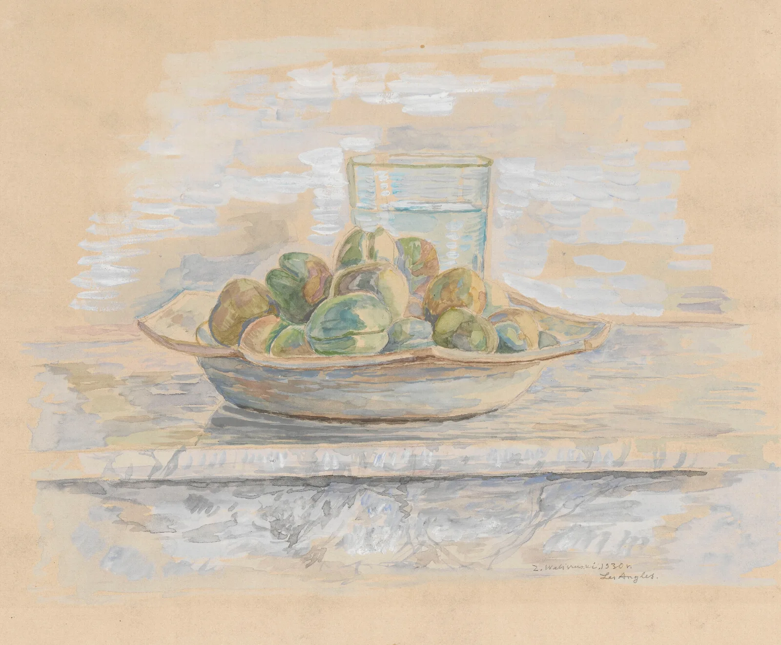 Still Life With Almonds 2 Wall Art by Zygmunt Waliszewski - Canvas Print