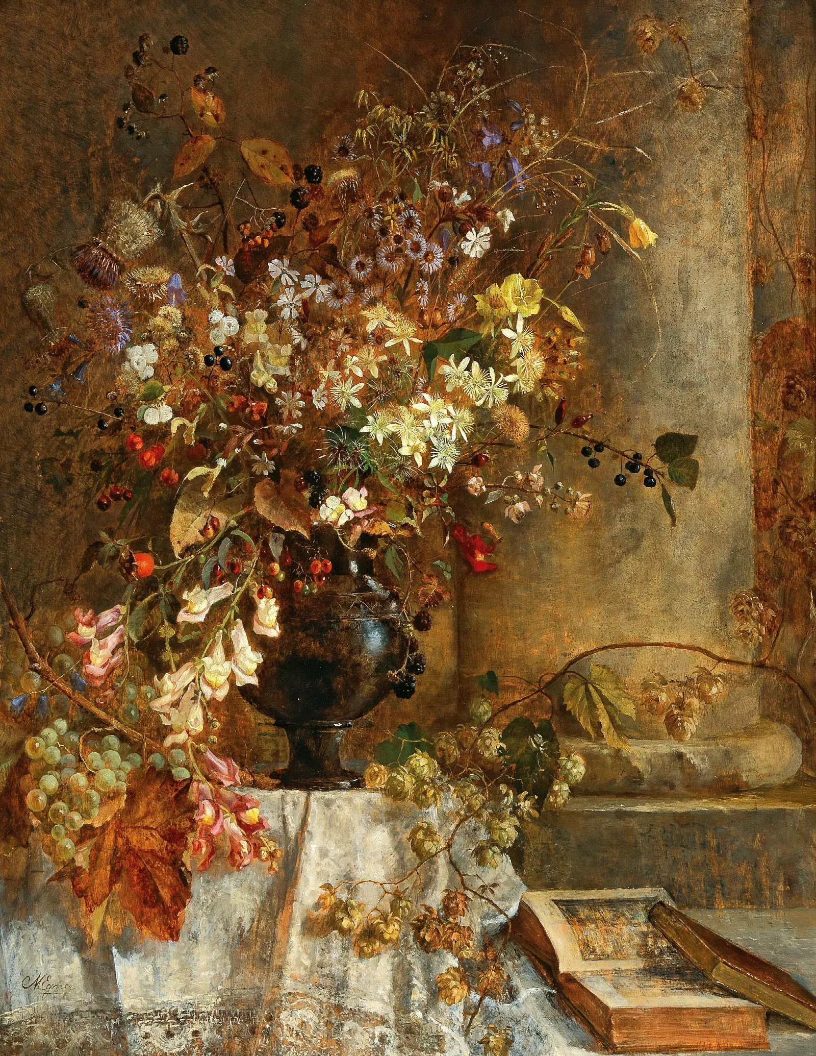 Indian Summer 8 Wall Art by Marie Egner - Canvas Print