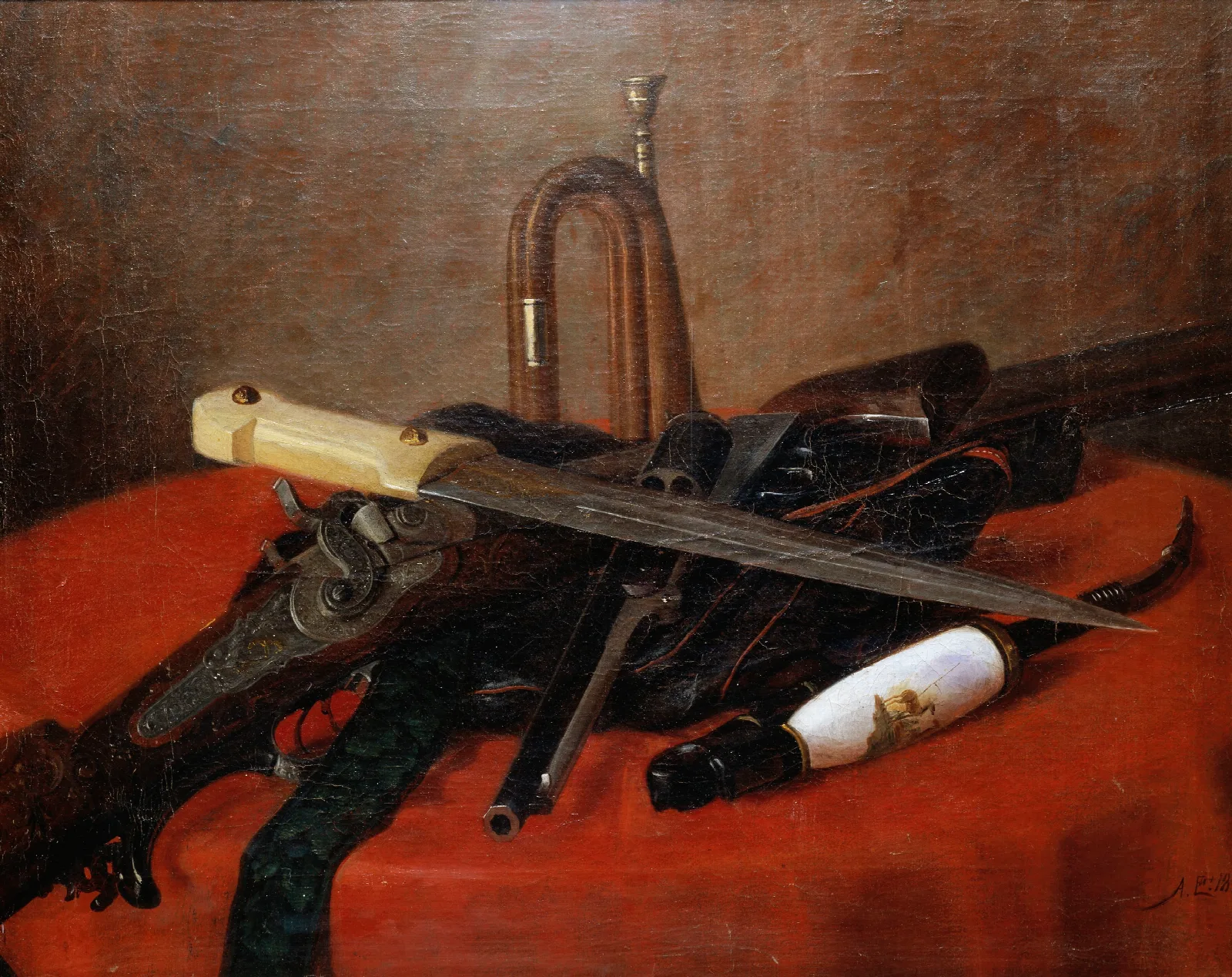 Still Life 64 Wall Art by Albert Edelfelt - Canvas Print