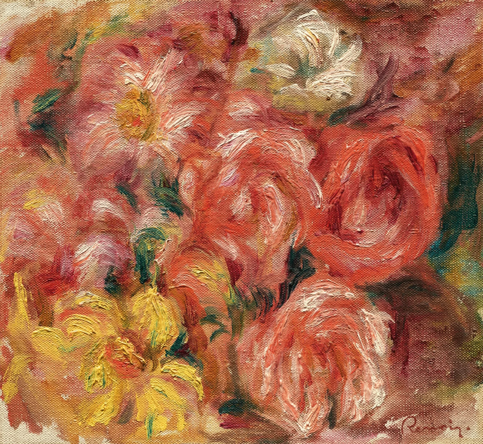 Fleurs 14 Wall Art by Pierre-Auguste Renoir - Canvas Print