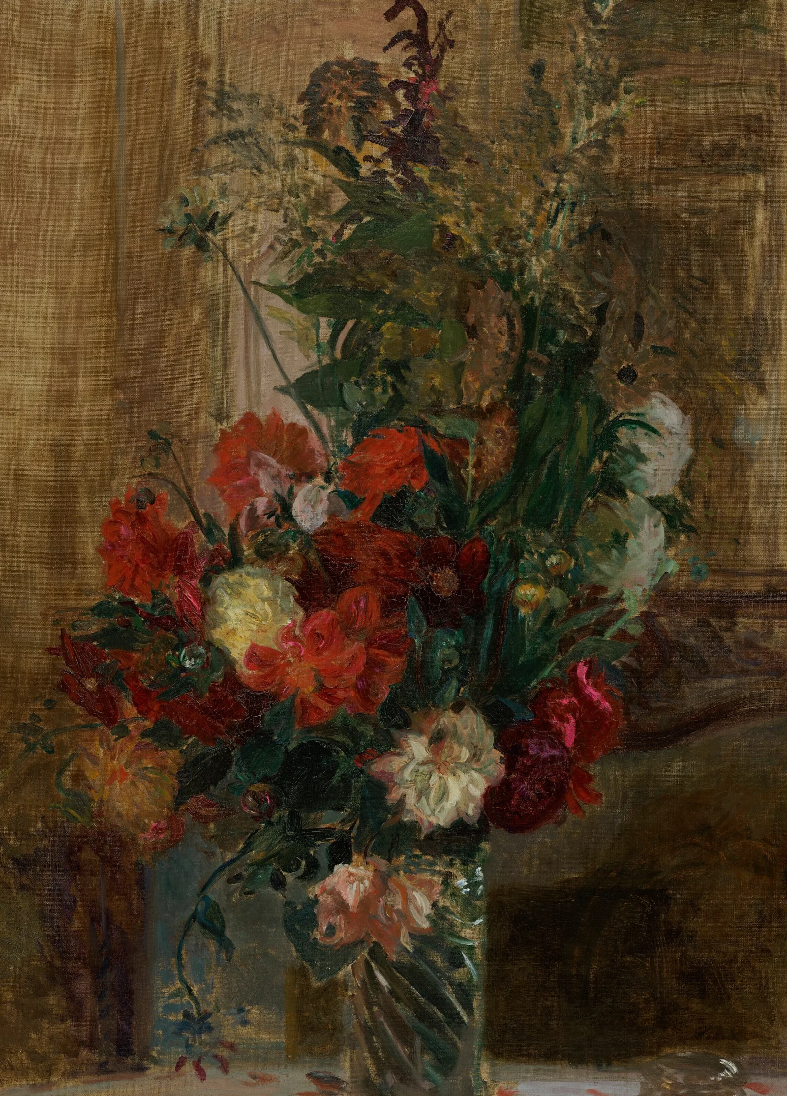 Bouquet De Fleurs 15 Wall Art by Jacques-Émile Blanche - Canvas Print