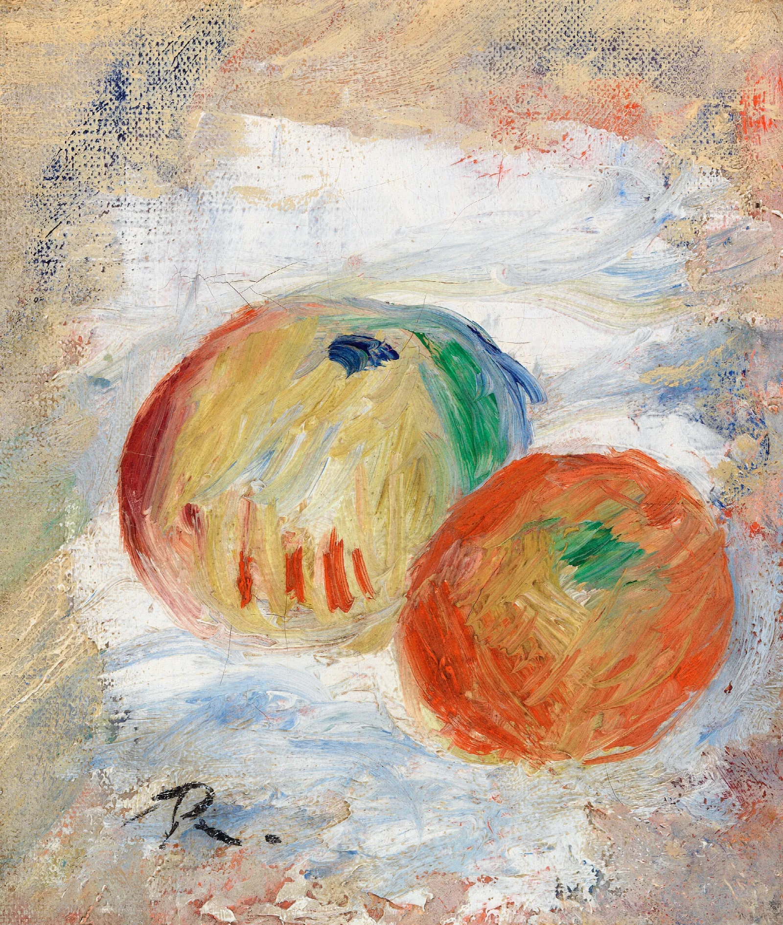 Apples Pommes Wall Art by Pierre-Auguste Renoir - Canvas Print