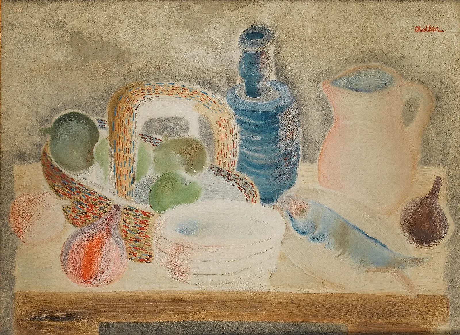 Still Life 13 Wall Art by Jankel Adler - Canvas Print