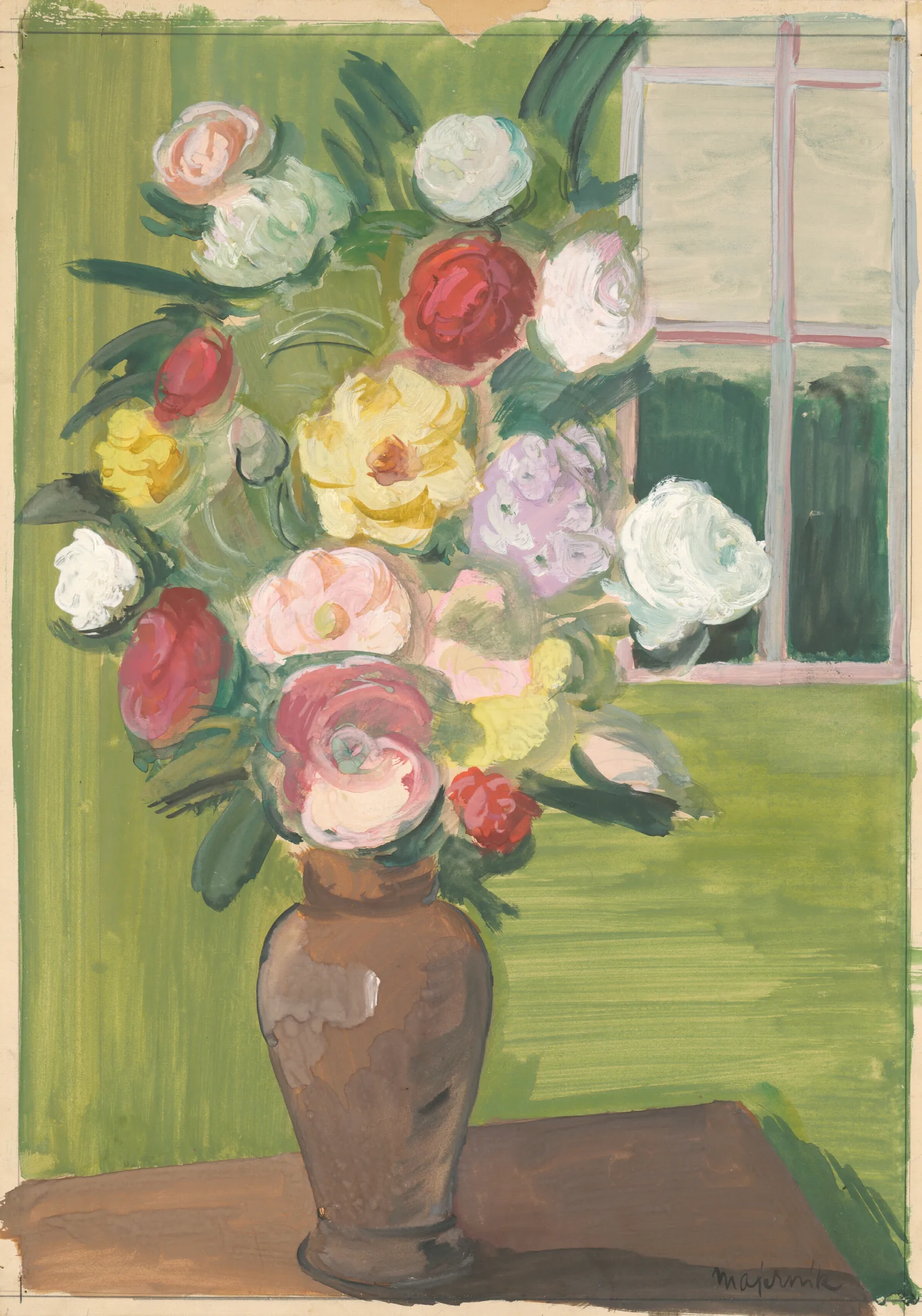 Bouquet 3 Wall Art by Cyprián Majerník - Canvas Print