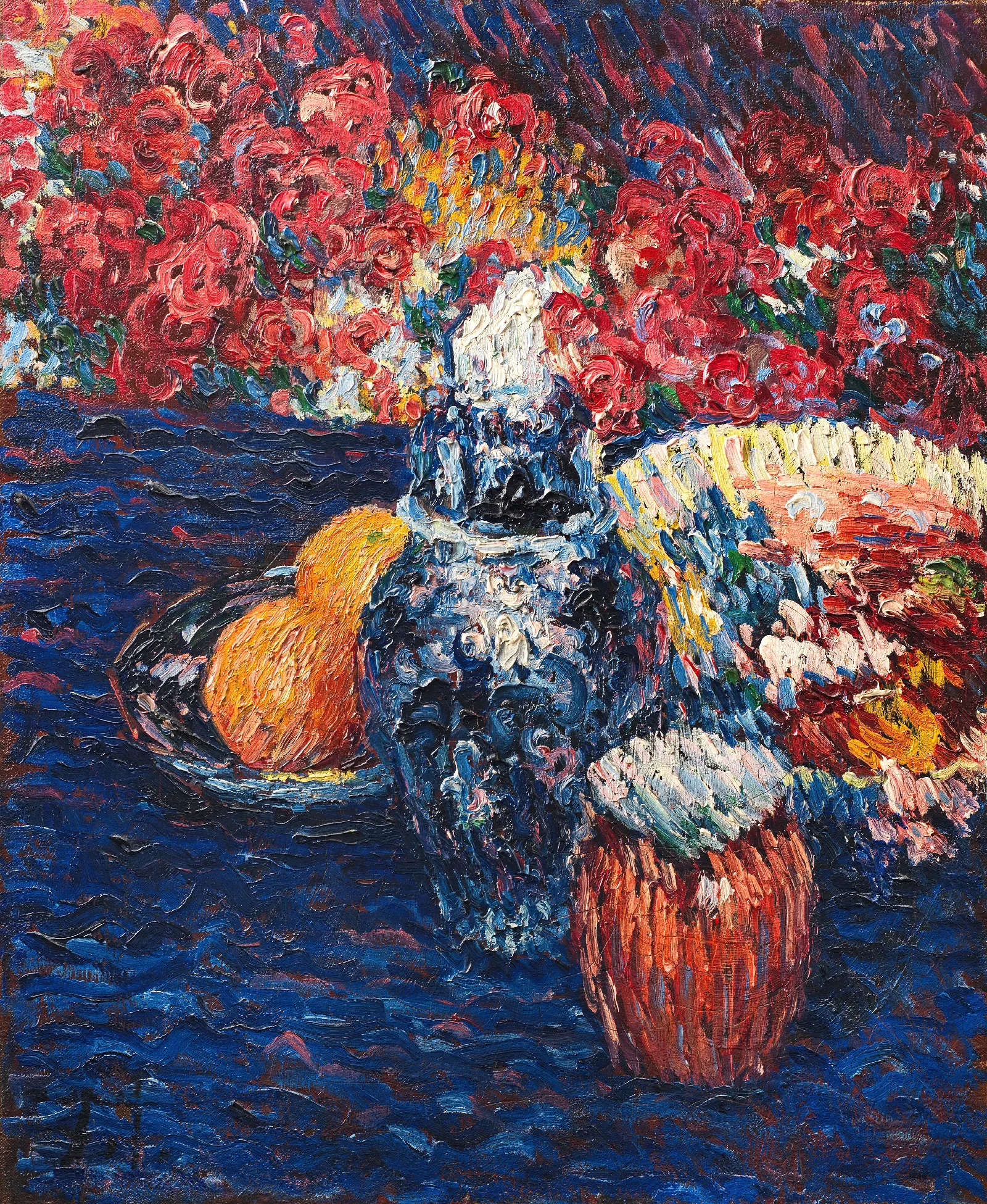Stillleben Mit Blumen Und Fruchten Wall Art by Alexej von Jawlensky - Canvas Print
