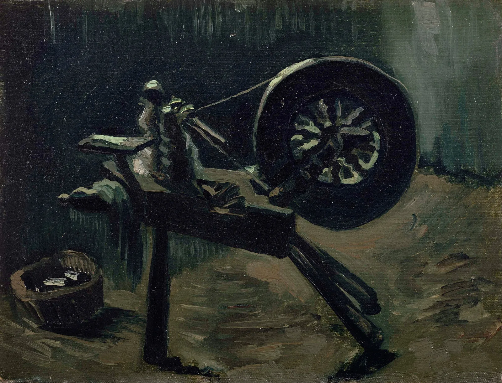 Bobbin Winder Wall Art by Vincent van Gogh - Canvas Print