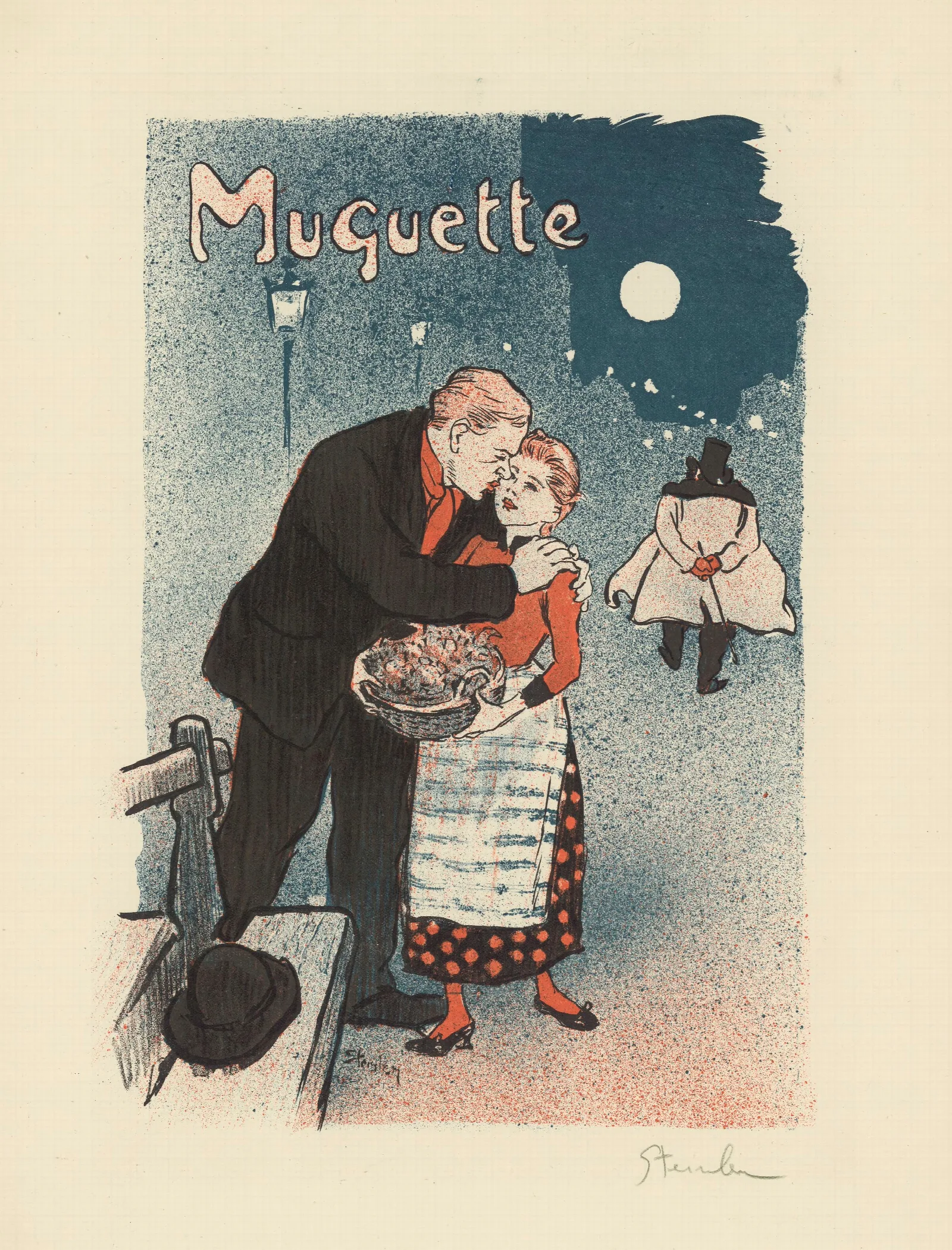 Muguette Wall Art by Théophile Alexandre Steinlen - Canvas Print