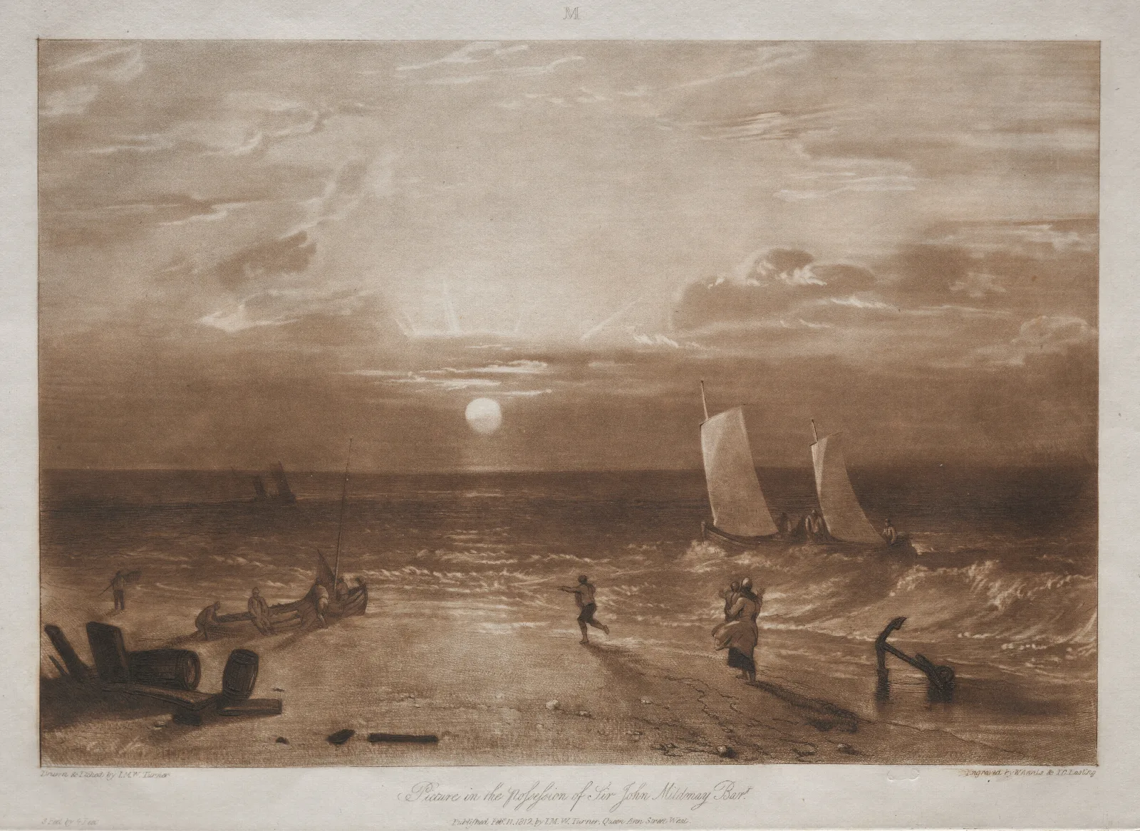 Mildmay Sea Piece Wall Art by Joseph Mallord William Turner - Canvas Print