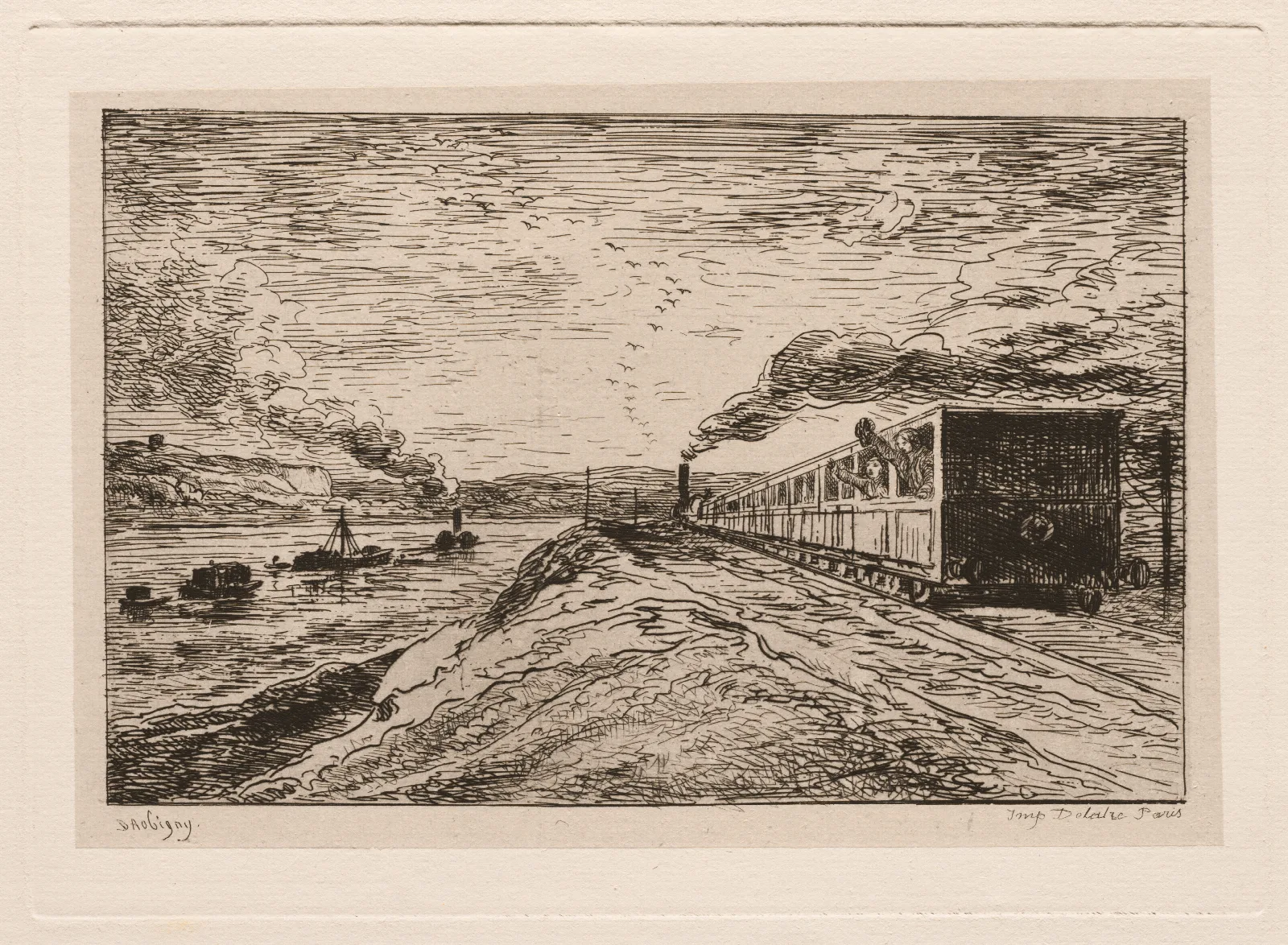 The Departure The Return Wall Art by Charles François Daubigny - Canvas Print