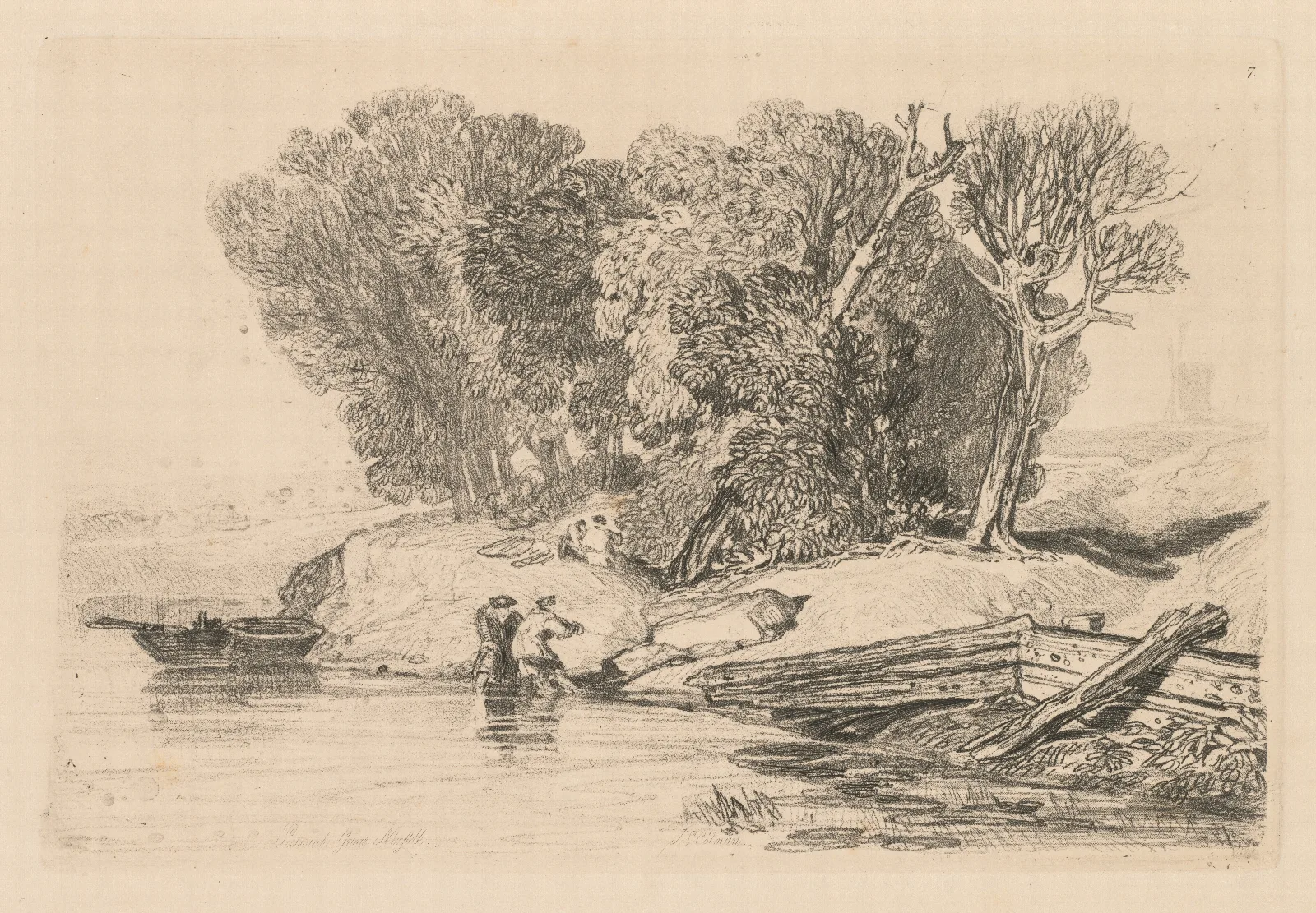 Postwick Grove Norfolk Wall Art by John Sell Cotman - Canvas Print