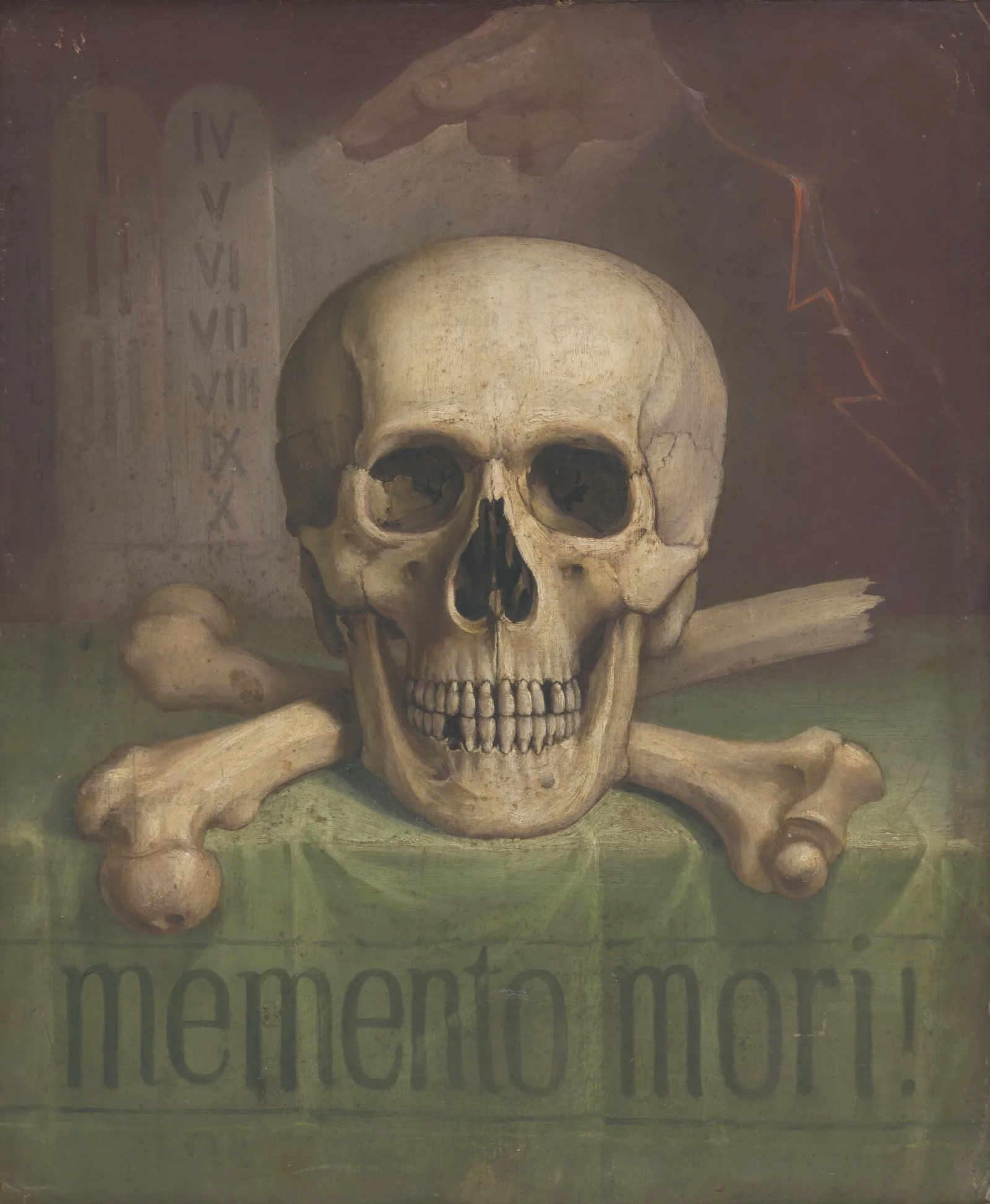 Memento Mori 2 Wall Art by Jozef Hanula - Canvas Print