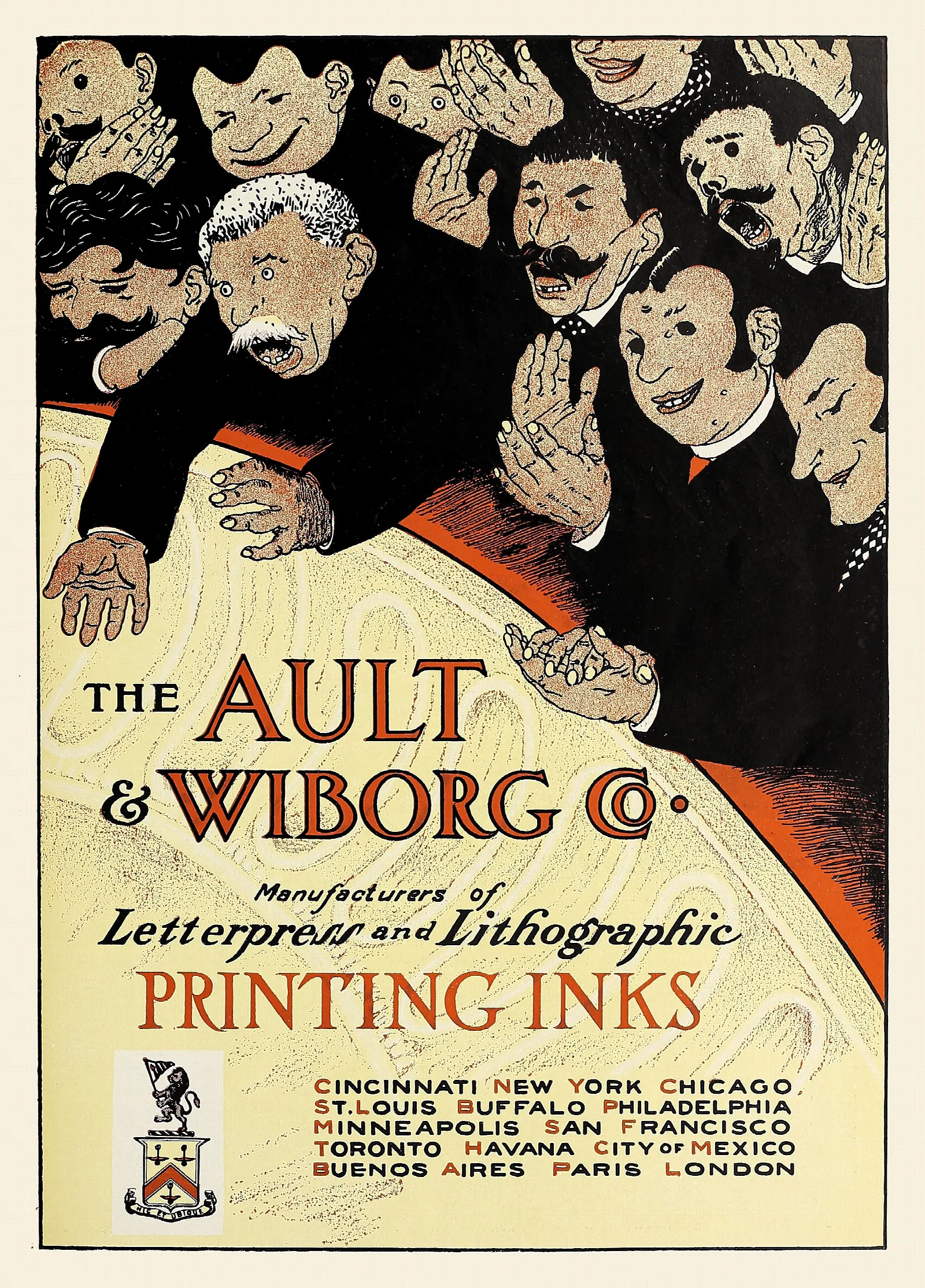 Ault And Wiborg Ad 090 Wall Art by Will Bradley - Canvas Print