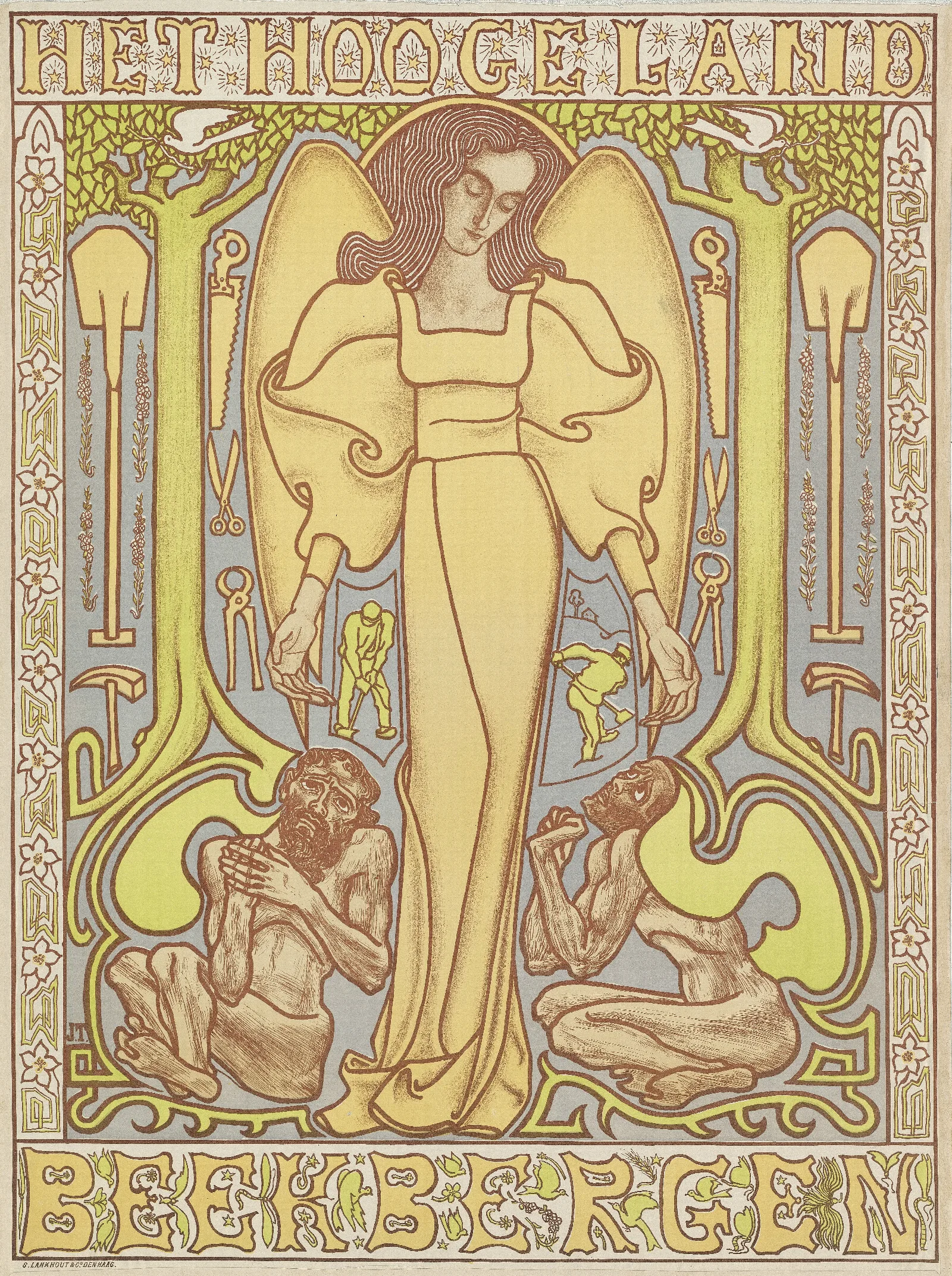 Het Hooge Land Beekbergen Wall Art by Jan Toorop - Canvas Print