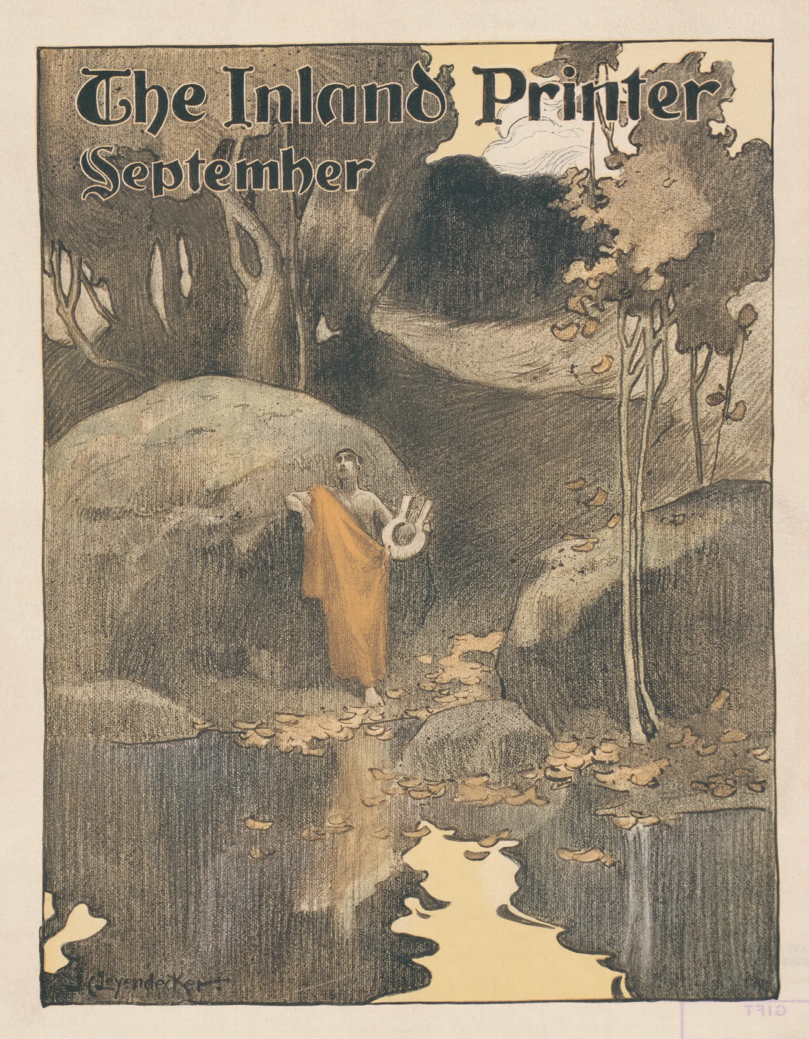 The Inland Printer September by Joseph Christian Leyendecker - Canvas Print