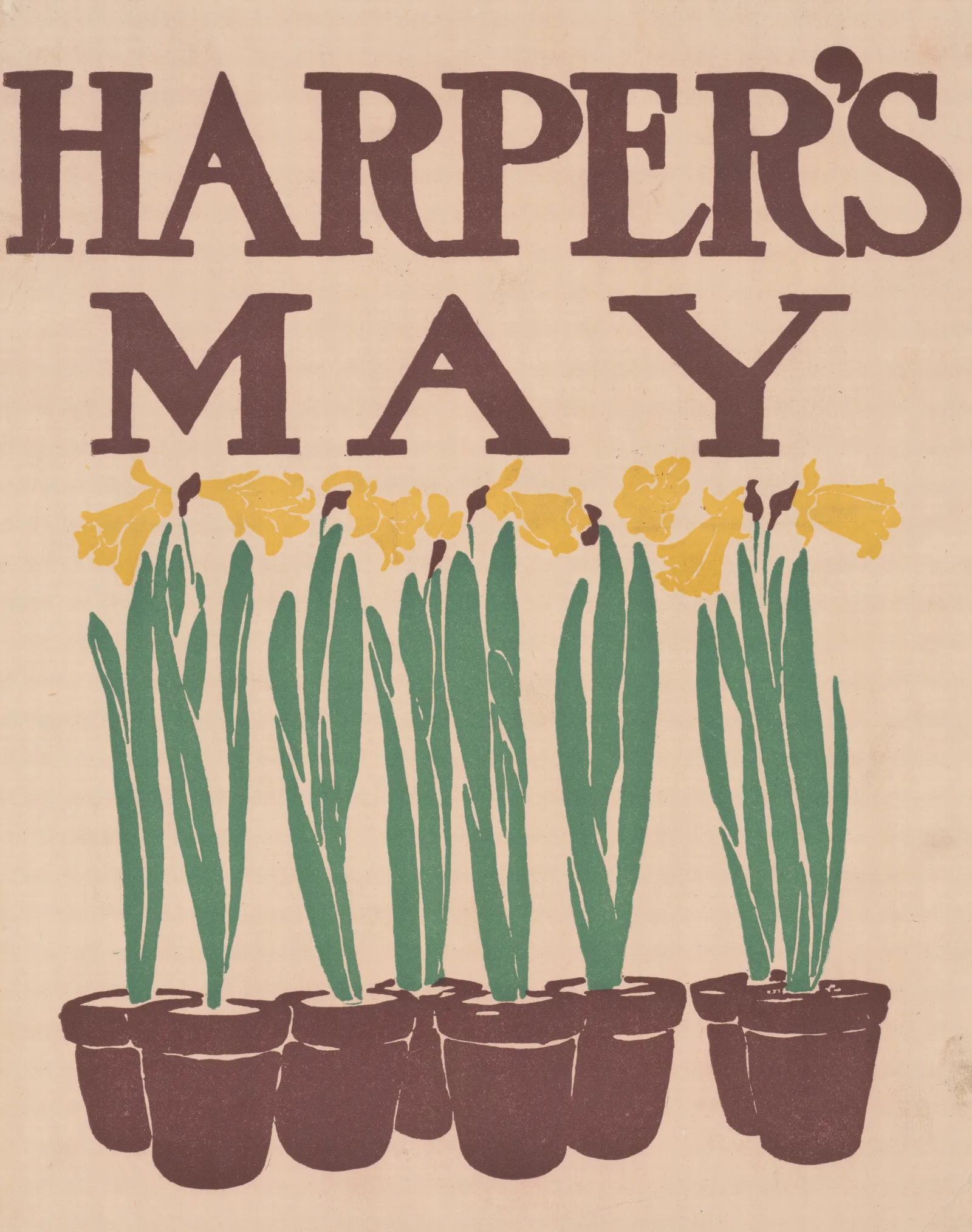 Harpers May 4 Wall Art by Edward Penfield - Canvas Print