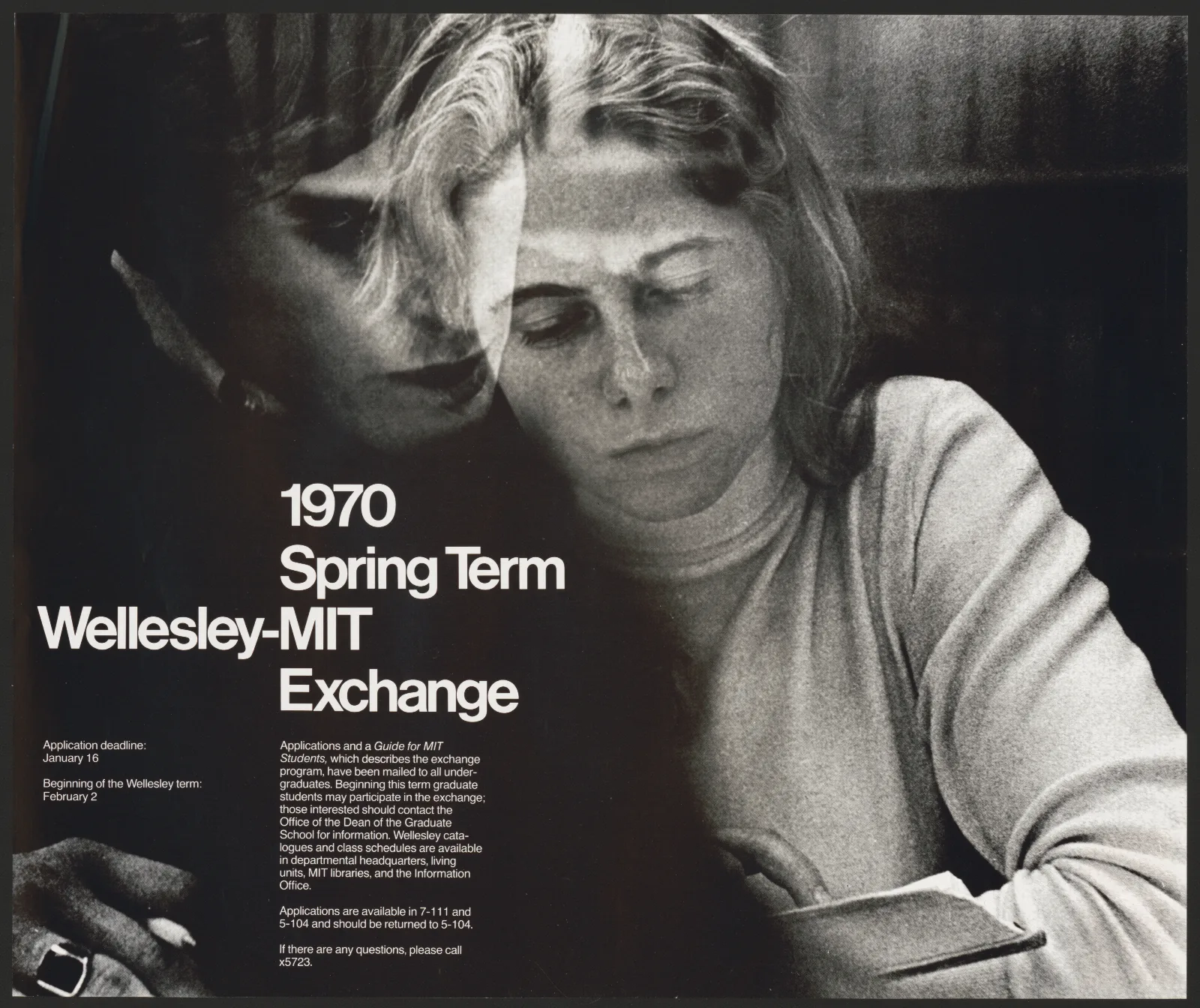 Wellesley Mit Exchange 1970 Spring Term Wall Art by Dietmar Winkler - Canvas Print