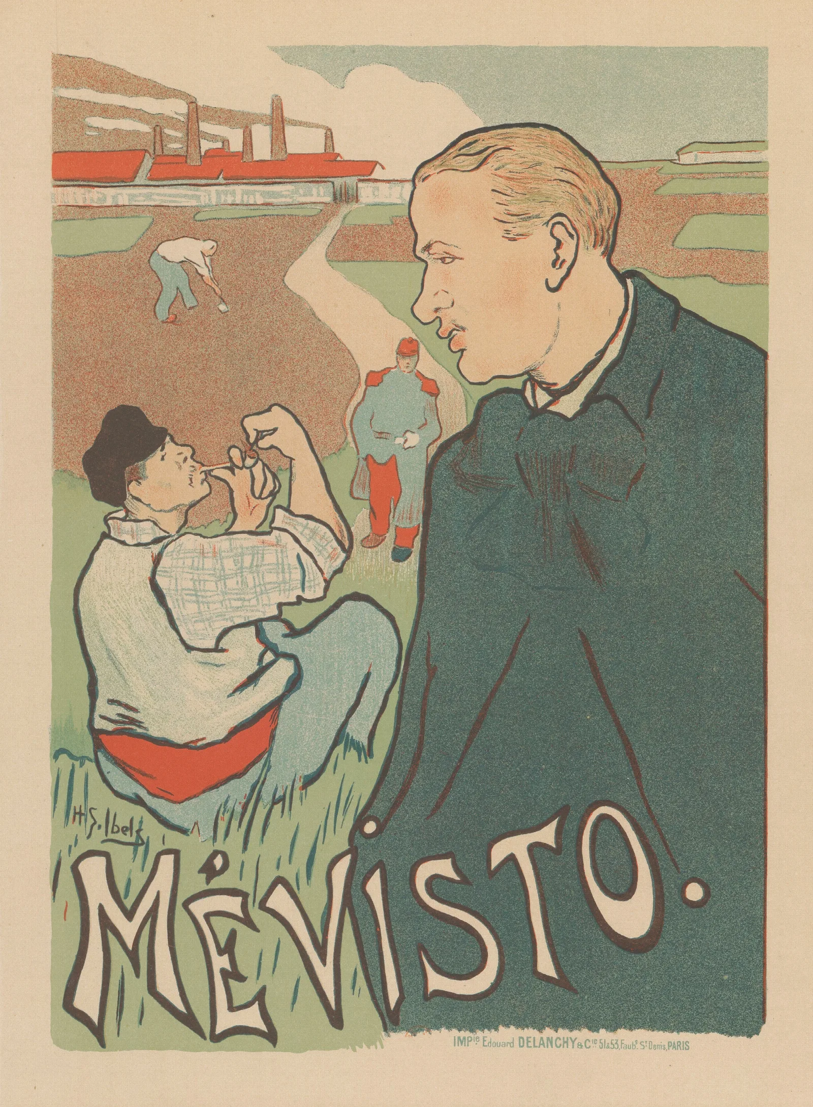 Mevisto 3 Wall Art by Henri-Gabriel Ibels - Canvas Print