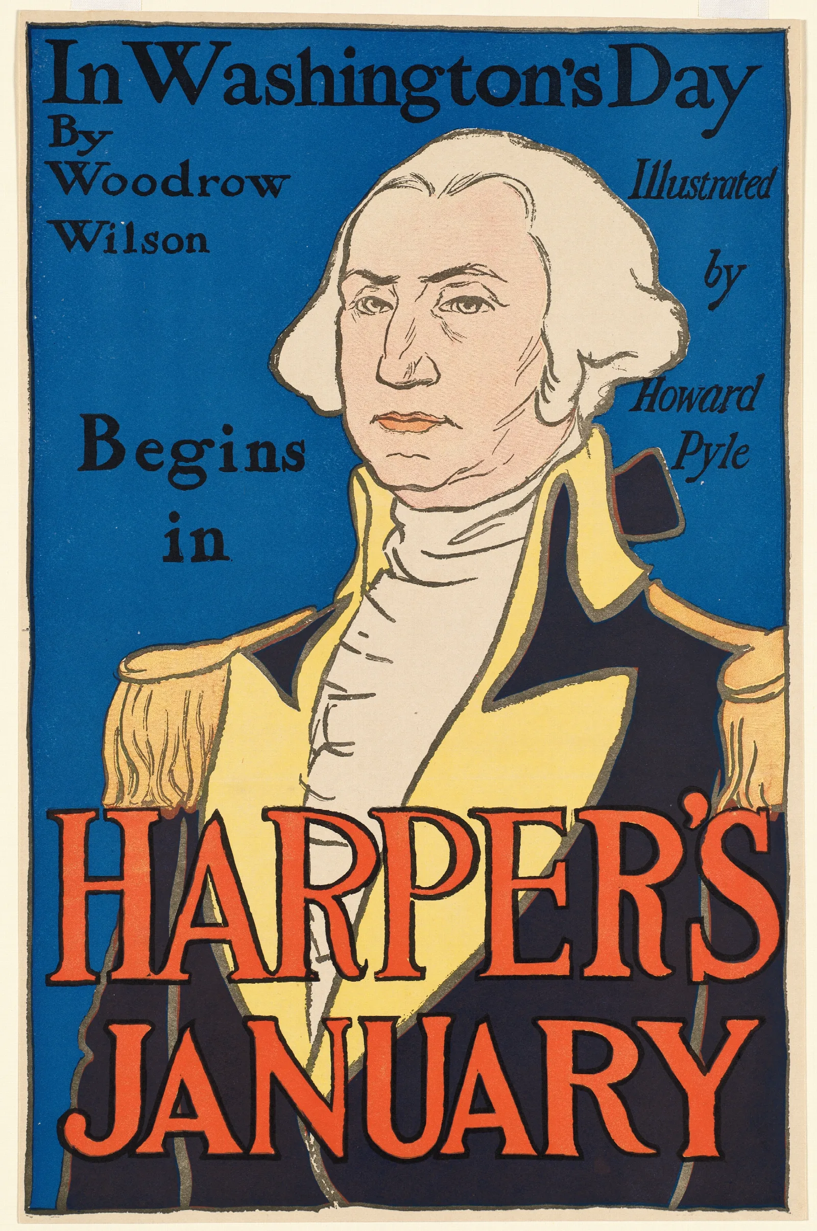 In Washingtons Day Wall Art by Edward Penfield - Canvas Print