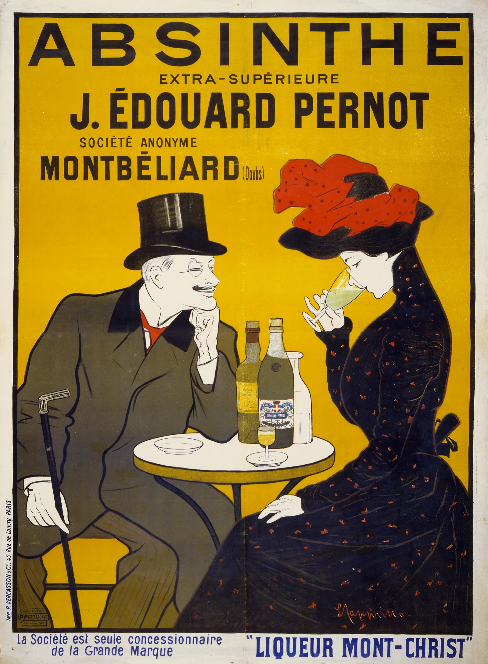 Absinthe Extra Superieure J Edouard Pernot Wall Art by Leonetto Cappiello - Canvas Print
