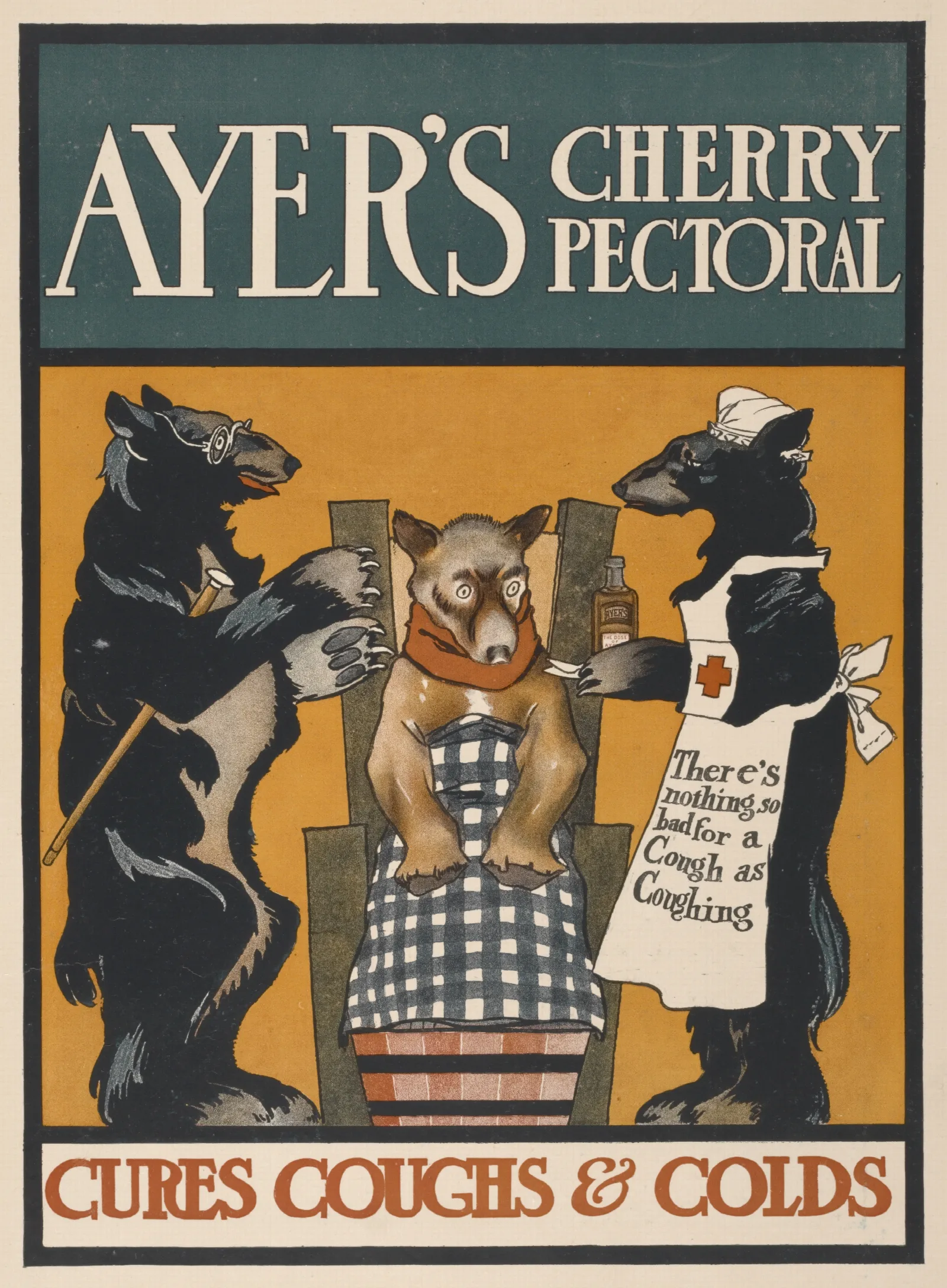 Ayers Cherry Pectorials Wall Art by Edward Penfield - Canvas Print