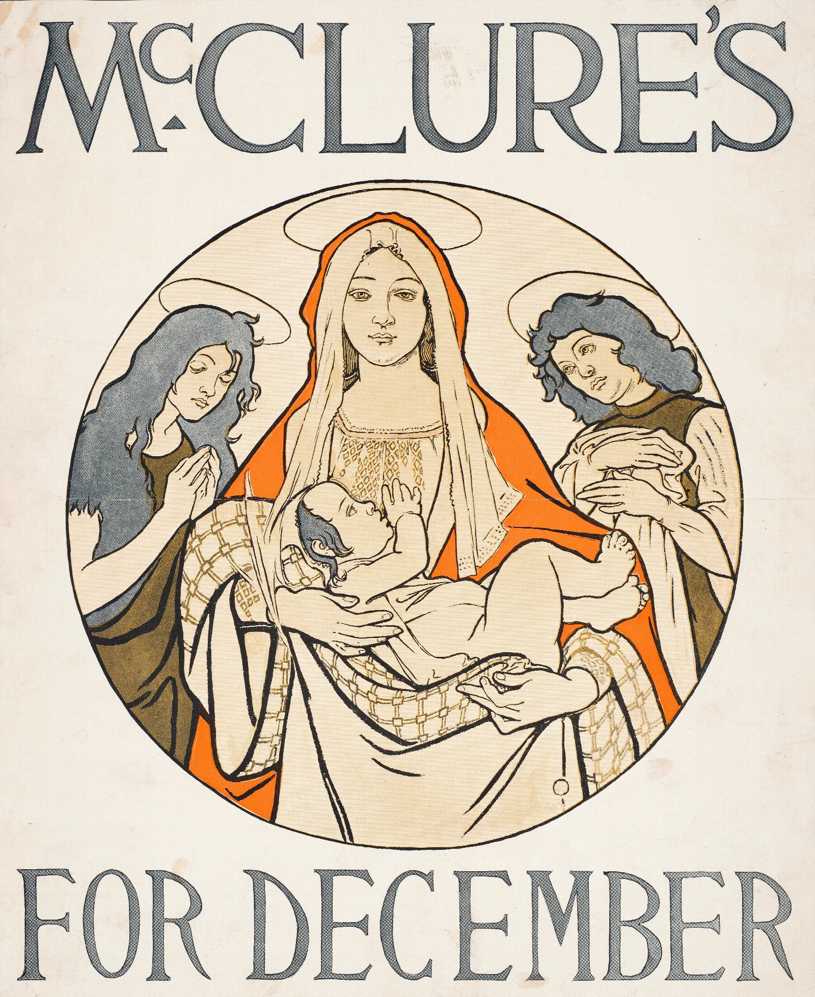 Mcclures For December Wall Art by Joseph Christian Leyendecker - Canvas Print