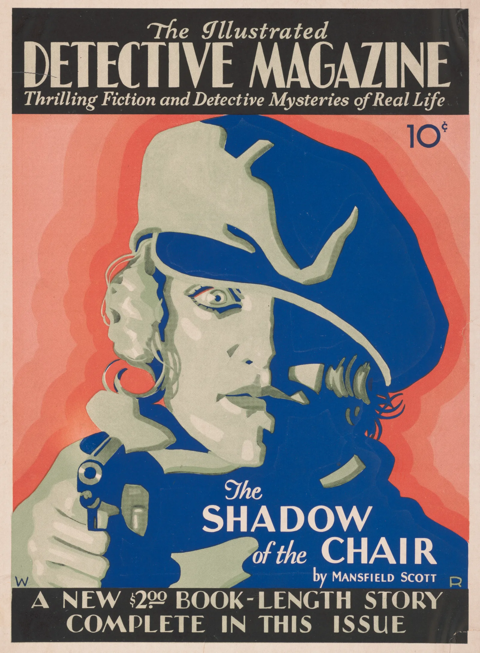 The Illustrated Detective Magazine Wall Art by Winold Reiss - Canvas Print