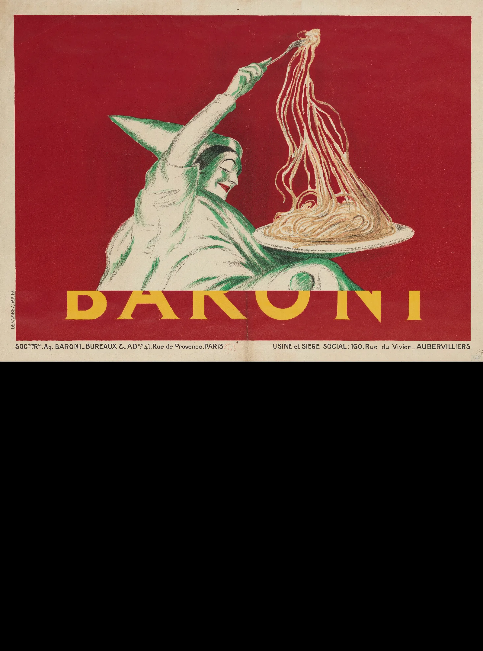 Pates Baroni Wall Art by Leonetto Cappiello - Canvas Print