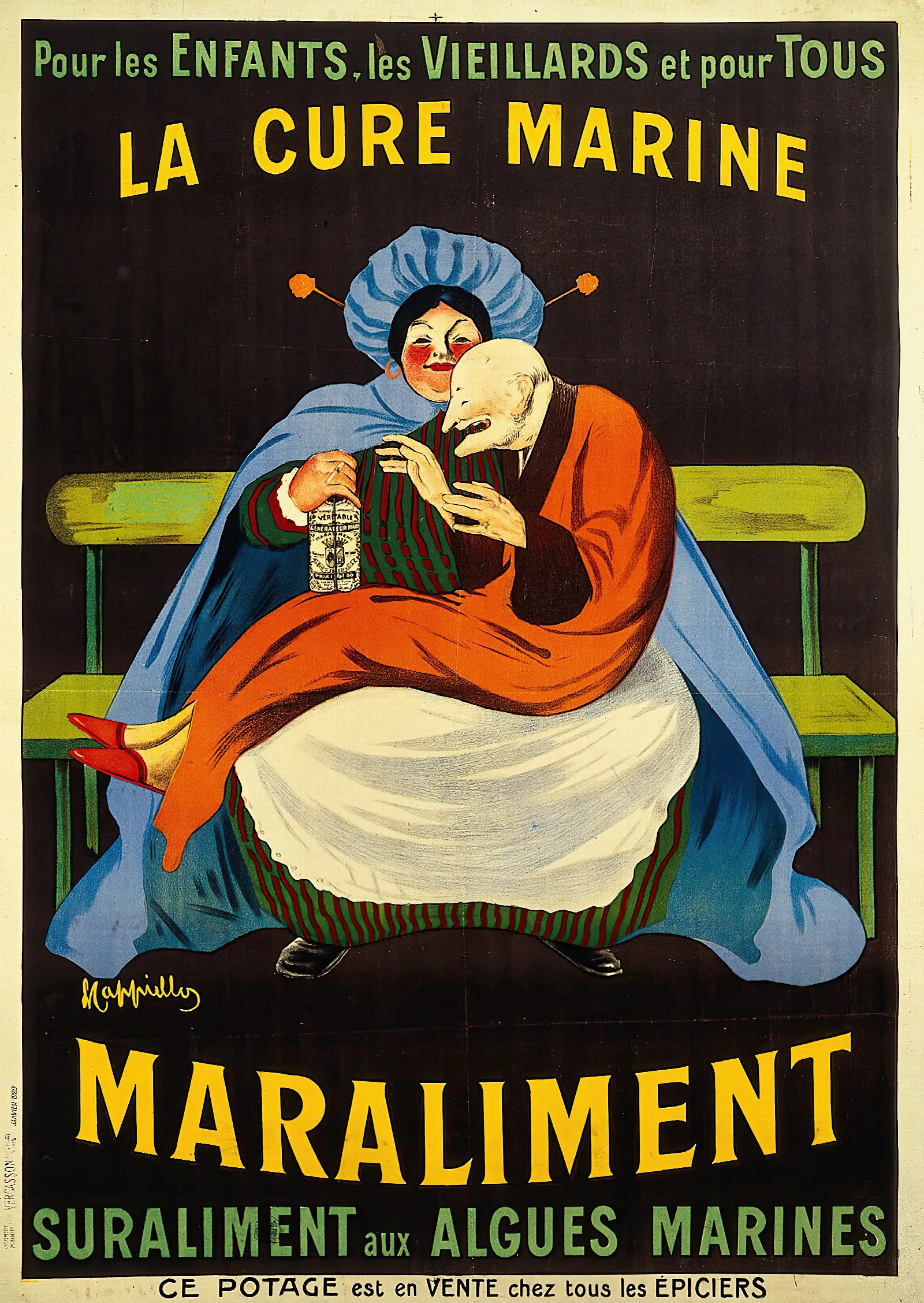 Maraliment Wall Art by Leonetto Cappiello - Canvas Print