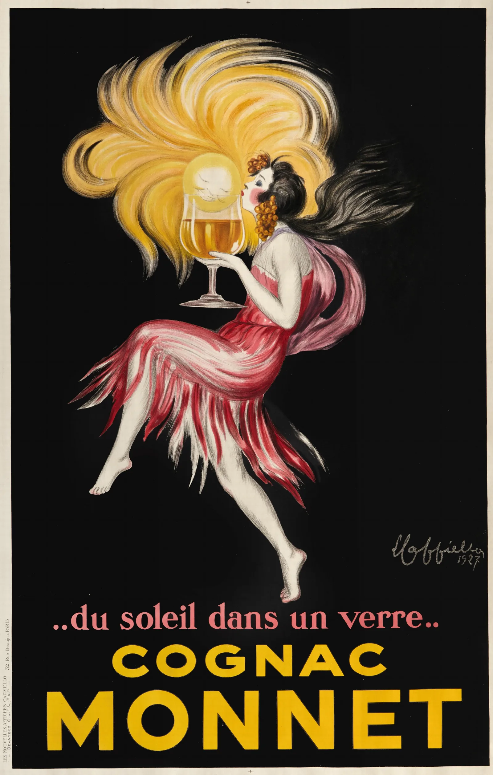 Cognac Monnet Wall Art by Leonetto Cappiello - Canvas Print