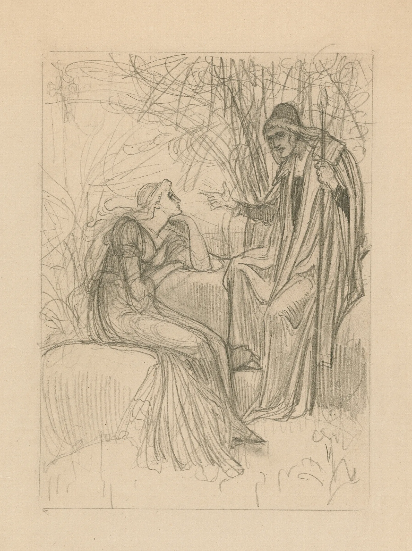 Tempest Act I Scene Ii Prospero By Accident Most Strange Bountiful Fortune Now My Dear Lady Hath Mine Enemies Brought To This Shore Wall Art by Walter Crane - Canvas Print