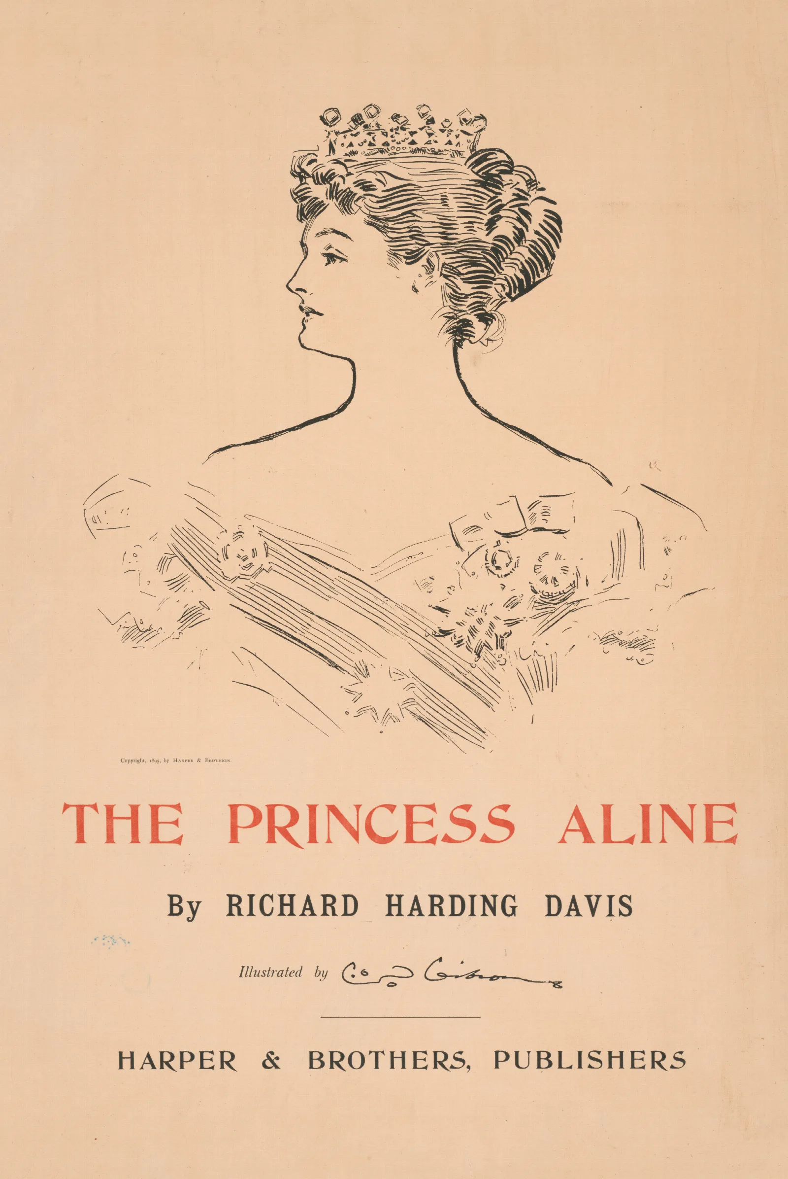 The Princess Aline By Richard Harding Davis Wall Art by Charles Dana Gibson - Canvas Print