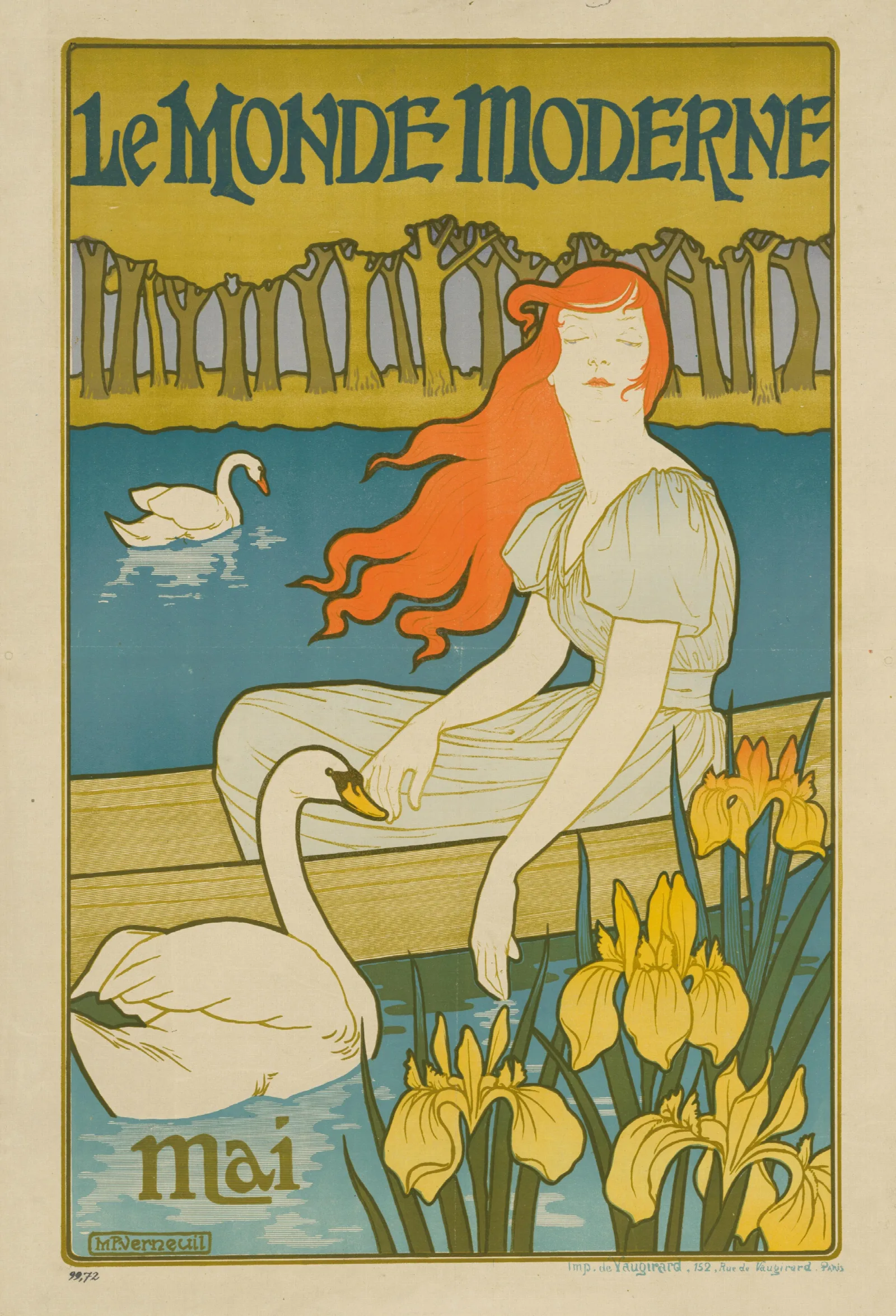 Le Monde Moderne Wall Art by Maurice Pillard Verneuil - Canvas Print