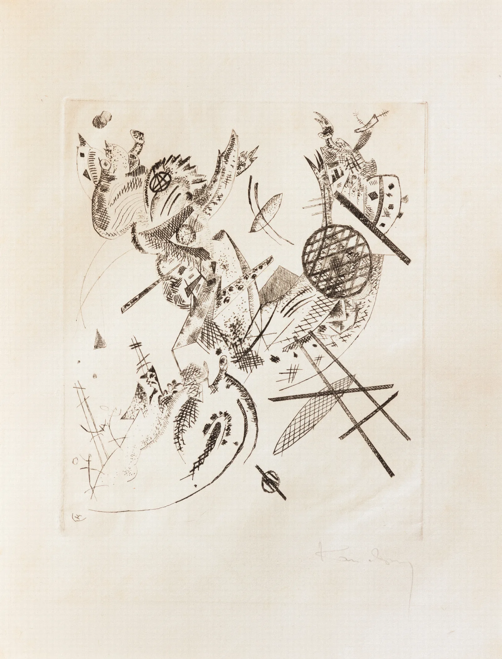 Kleine Welten Small Worlds Xii Wall Art by Wassily Kandinsky - Canvas Print