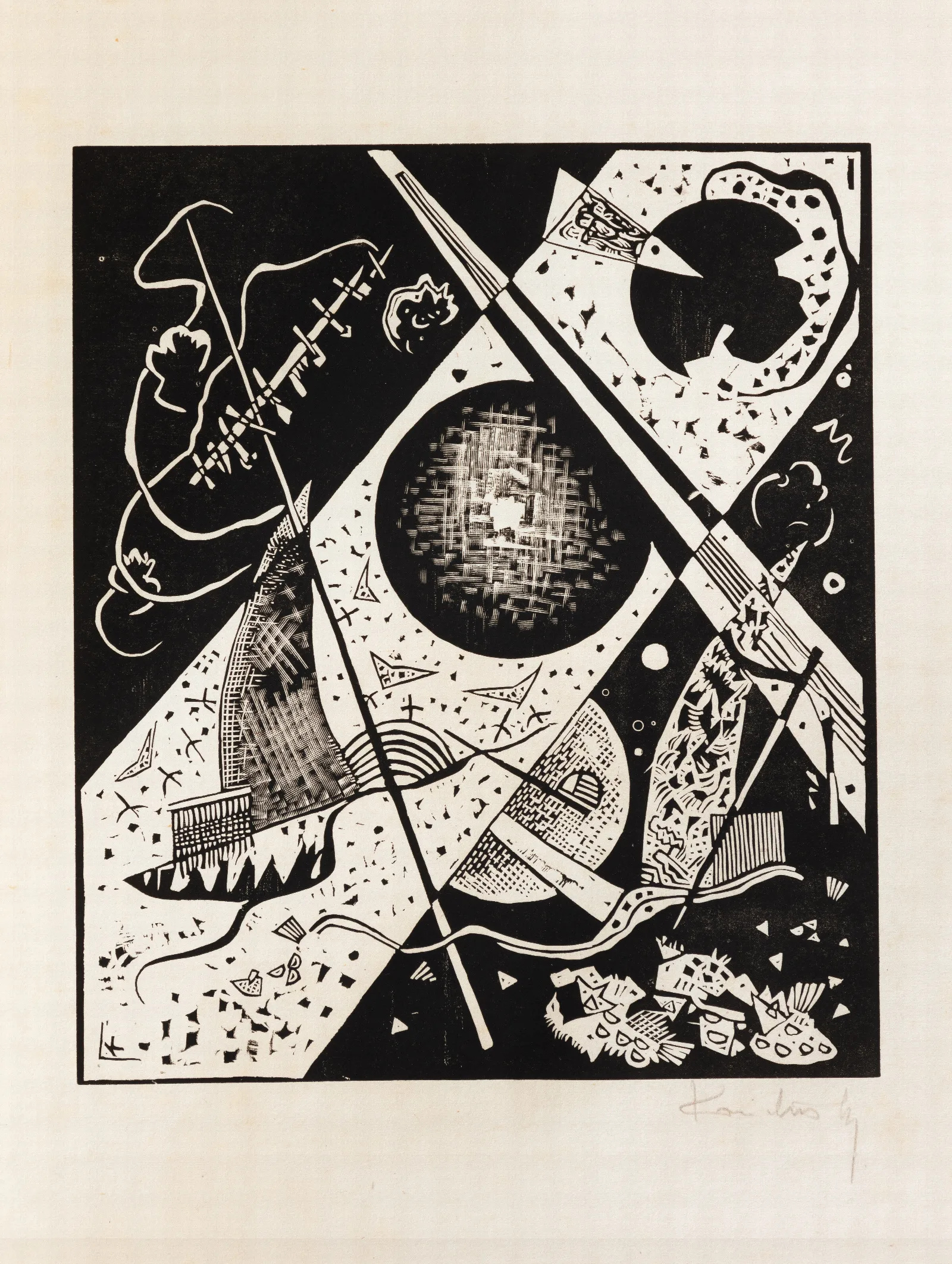 Kleine Welten Small Worlds Vi Wall Art by Wassily Kandinsky - Canvas Print