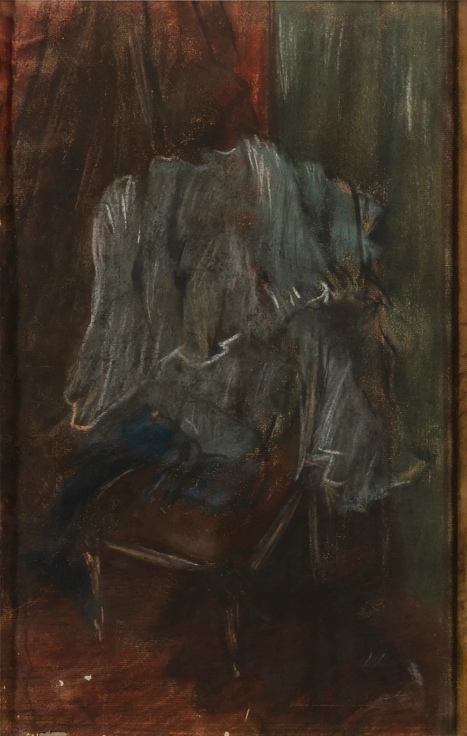 Vetements Sur Une Chaise Wall Art by Edgar Degas - Canvas Print