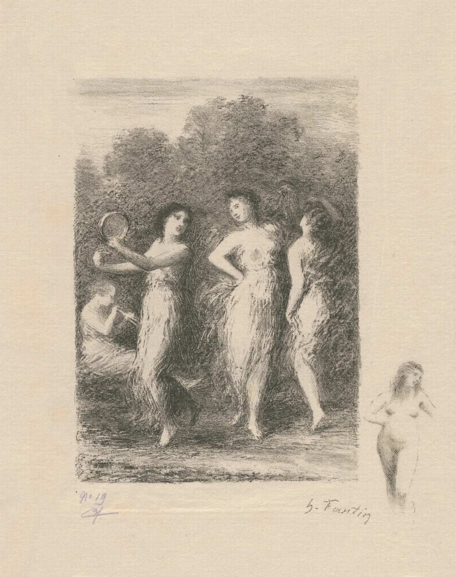 Le Jeune Malade Wall Art by Henri Fantin-Latour - Canvas Print