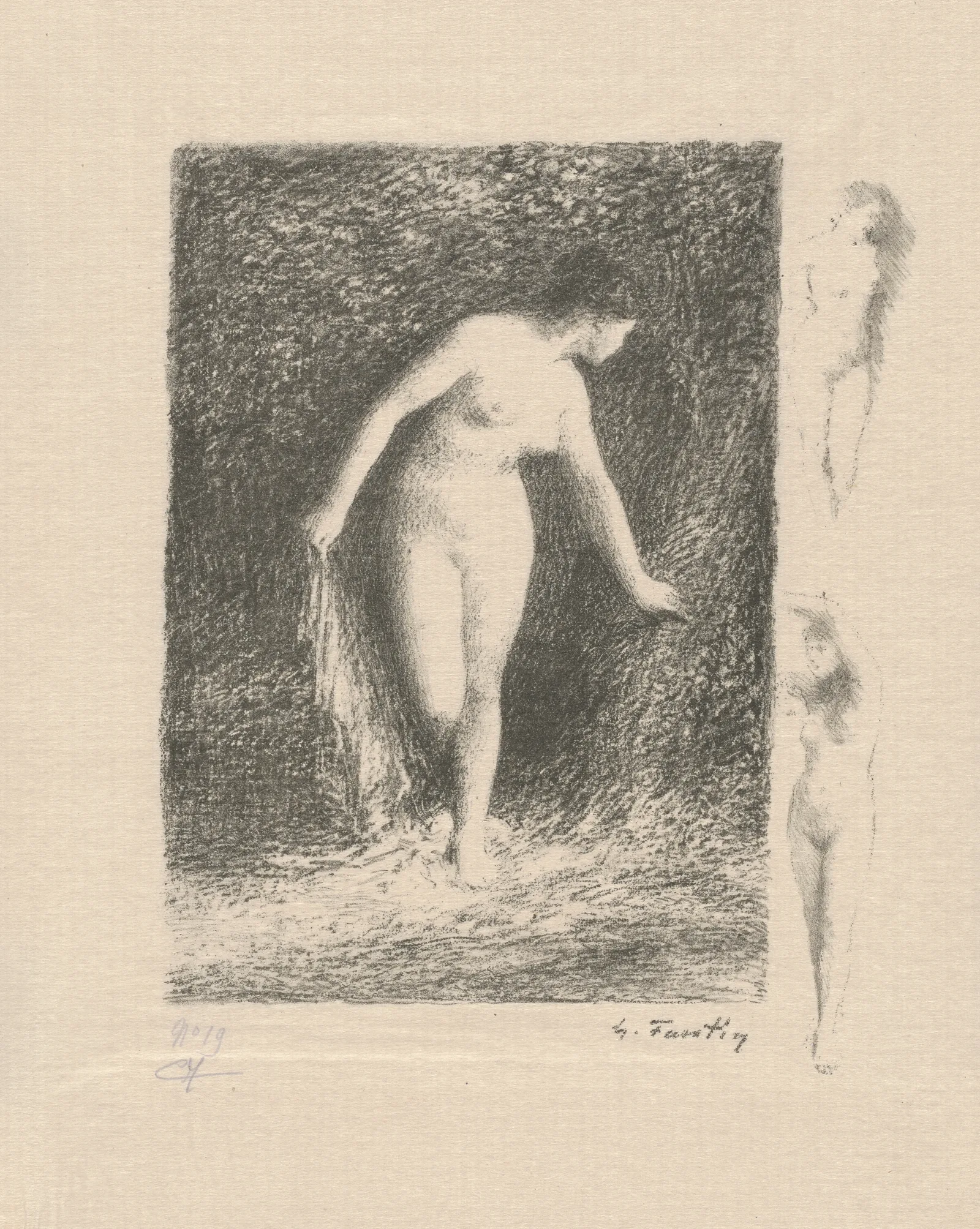 Diane 7 Wall Art by Henri Fantin-Latour - Canvas Print