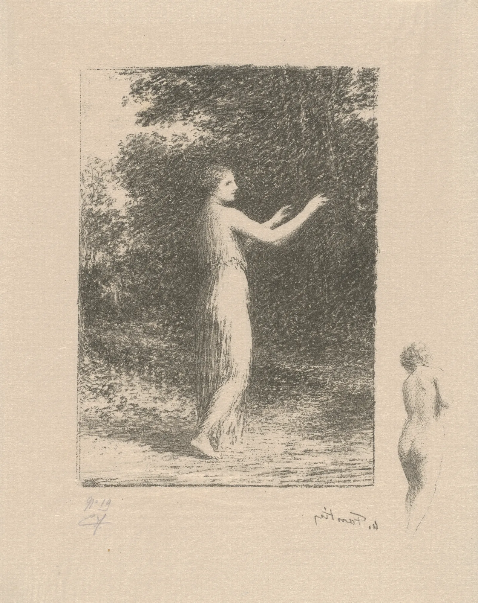 Le Mendiant 2 Wall Art by Henri Fantin-Latour - Canvas Print
