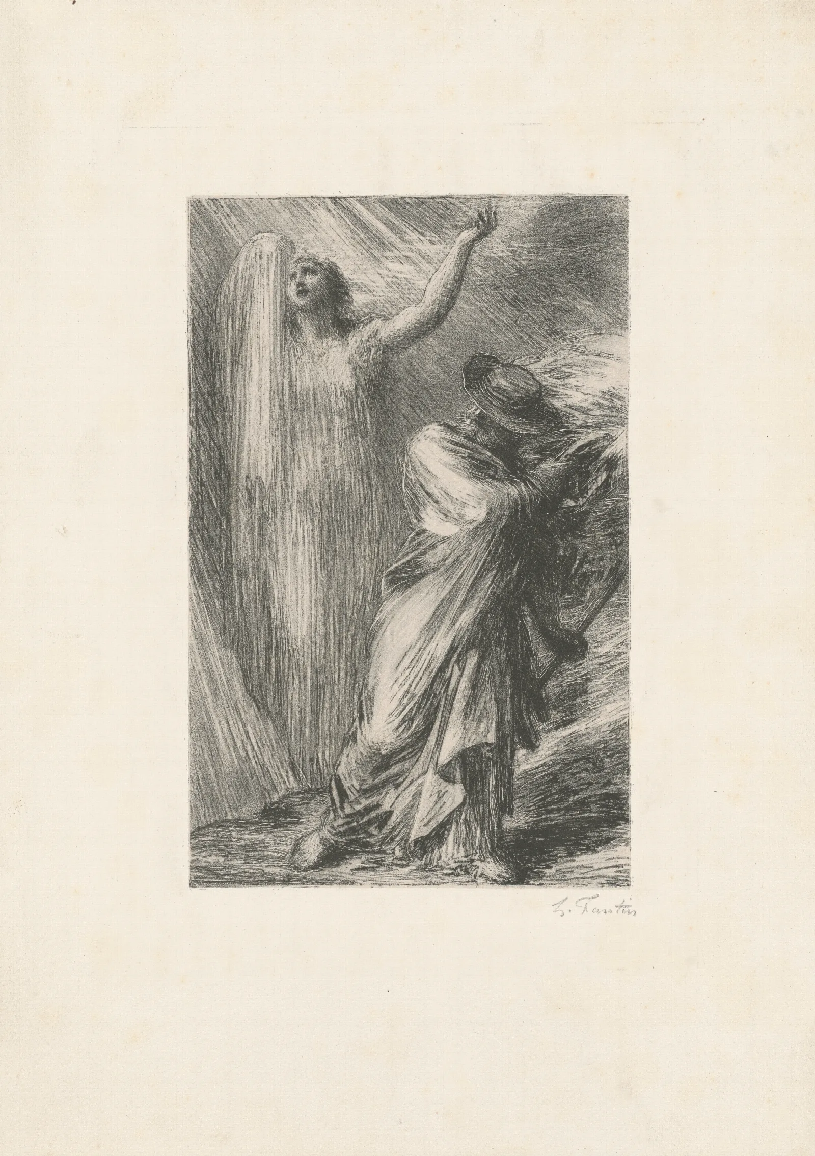 Siegfried Acte Iii Evocation Derda Wall Art by Henri Fantin-Latour - Canvas Print
