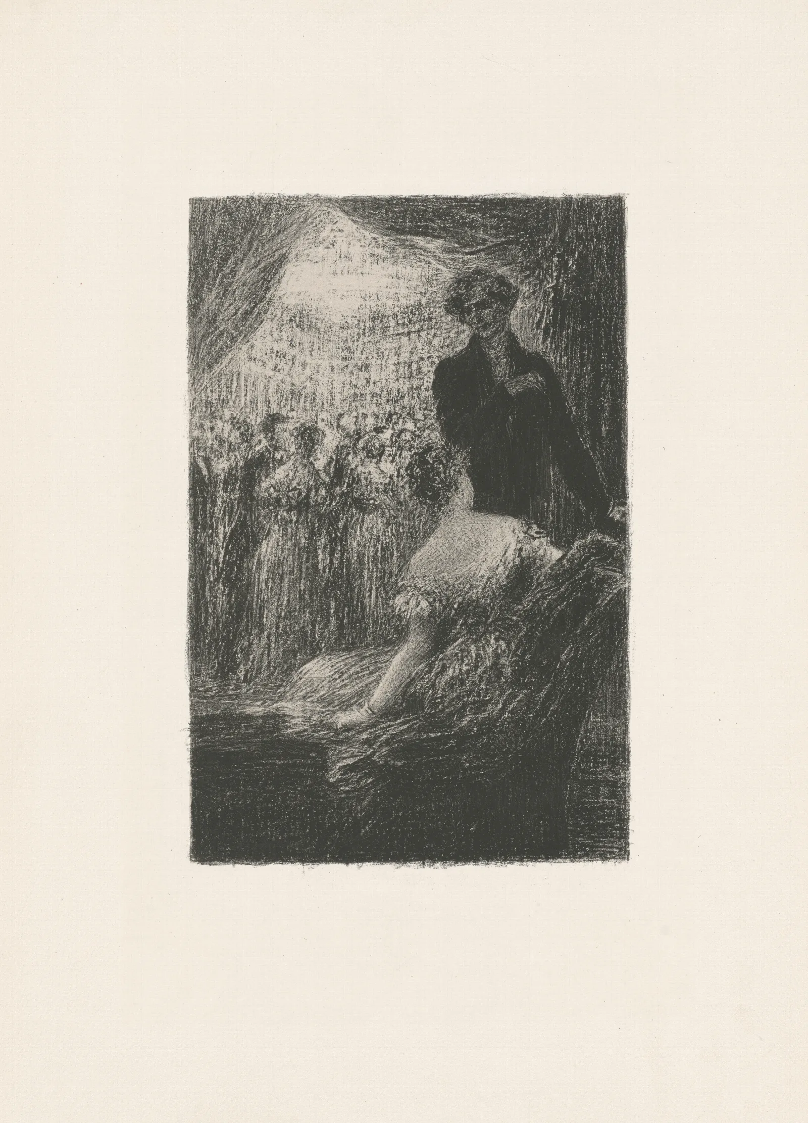 Symphonie Fantastique Un Bal Wall Art by Henri Fantin-Latour - Canvas Print